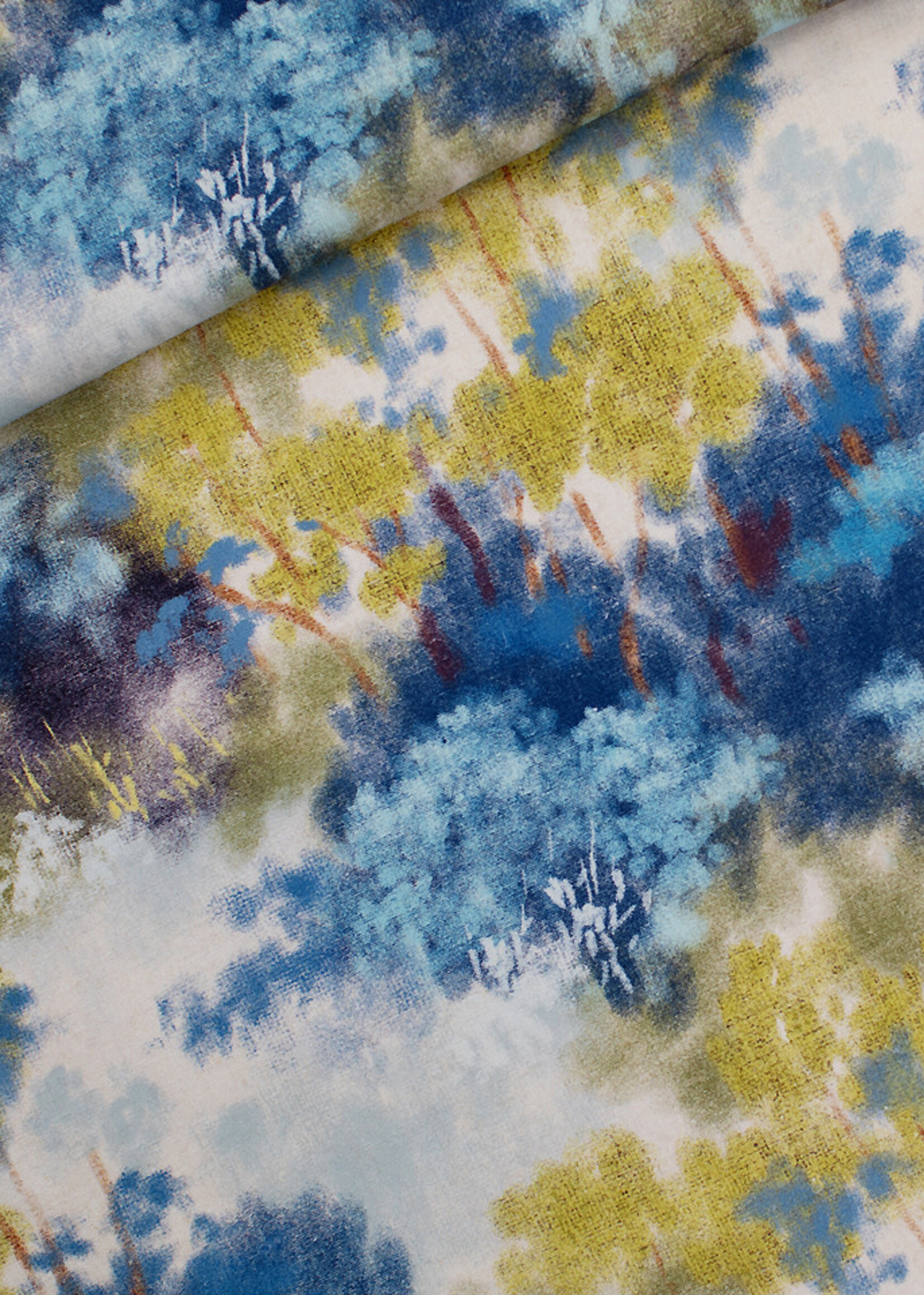 See You at Six ° Stof Linnen Viscose Blend - See You at Six - Dreamy Forest