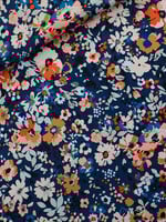 See You at Six ° Soepelvallende Stof - Ecovero Viscose Rayon Satin - See You at Six - Flower Joy
