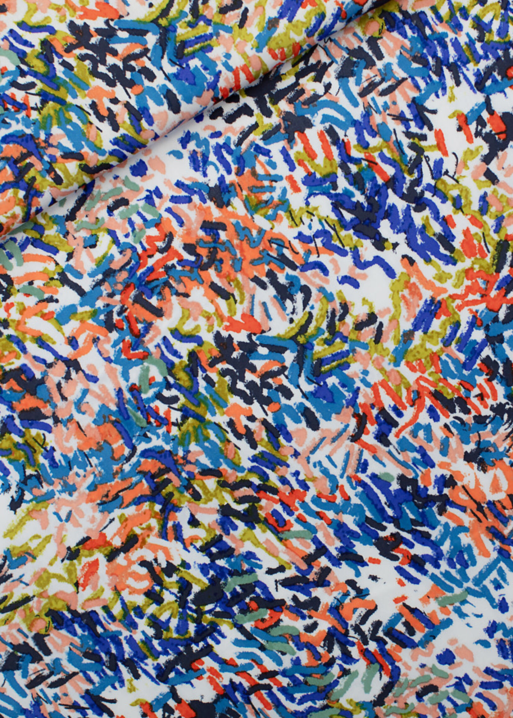 See You at Six ° Soepelvallende Stof - Ecovero Viscose Rayon Satin - See You at Six - Paint Fun