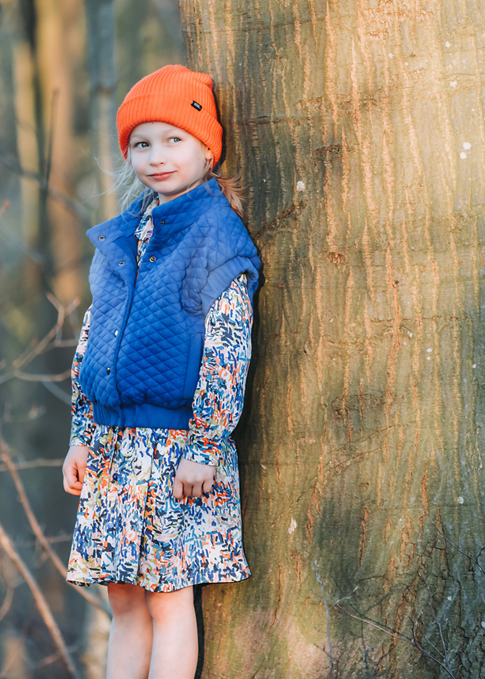 See You at Six ° Soepelvallende Stof - Ecovero Viscose Rayon Satin - See You at Six - Paint Fun