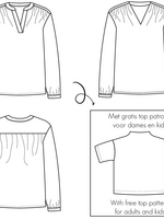 ° Naaipatroon - Bel'Etoile - LUCIA Blouse voor dames