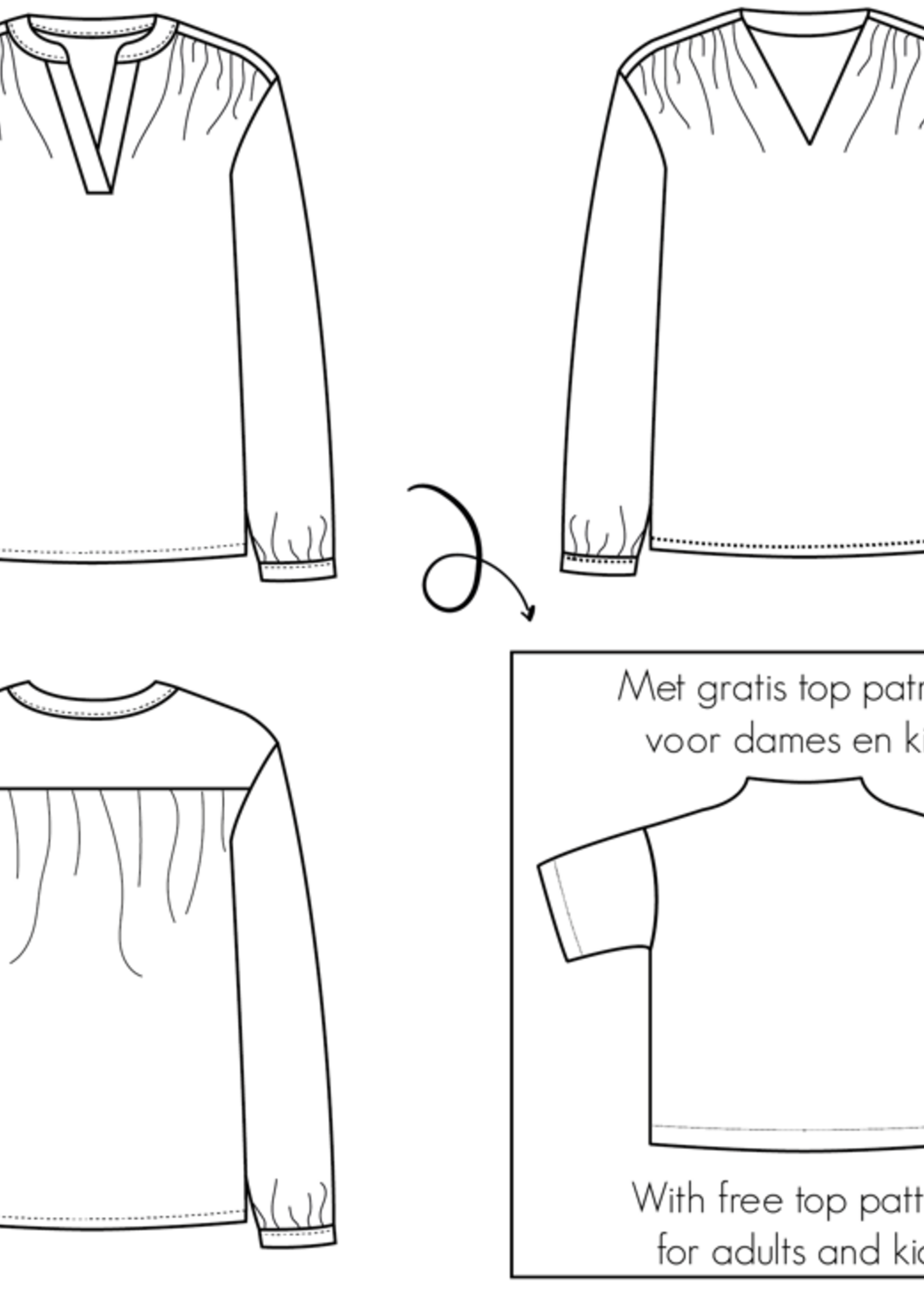 ° Naaipatroon - Bel'Etoile - LUCIA Blouse voor dames