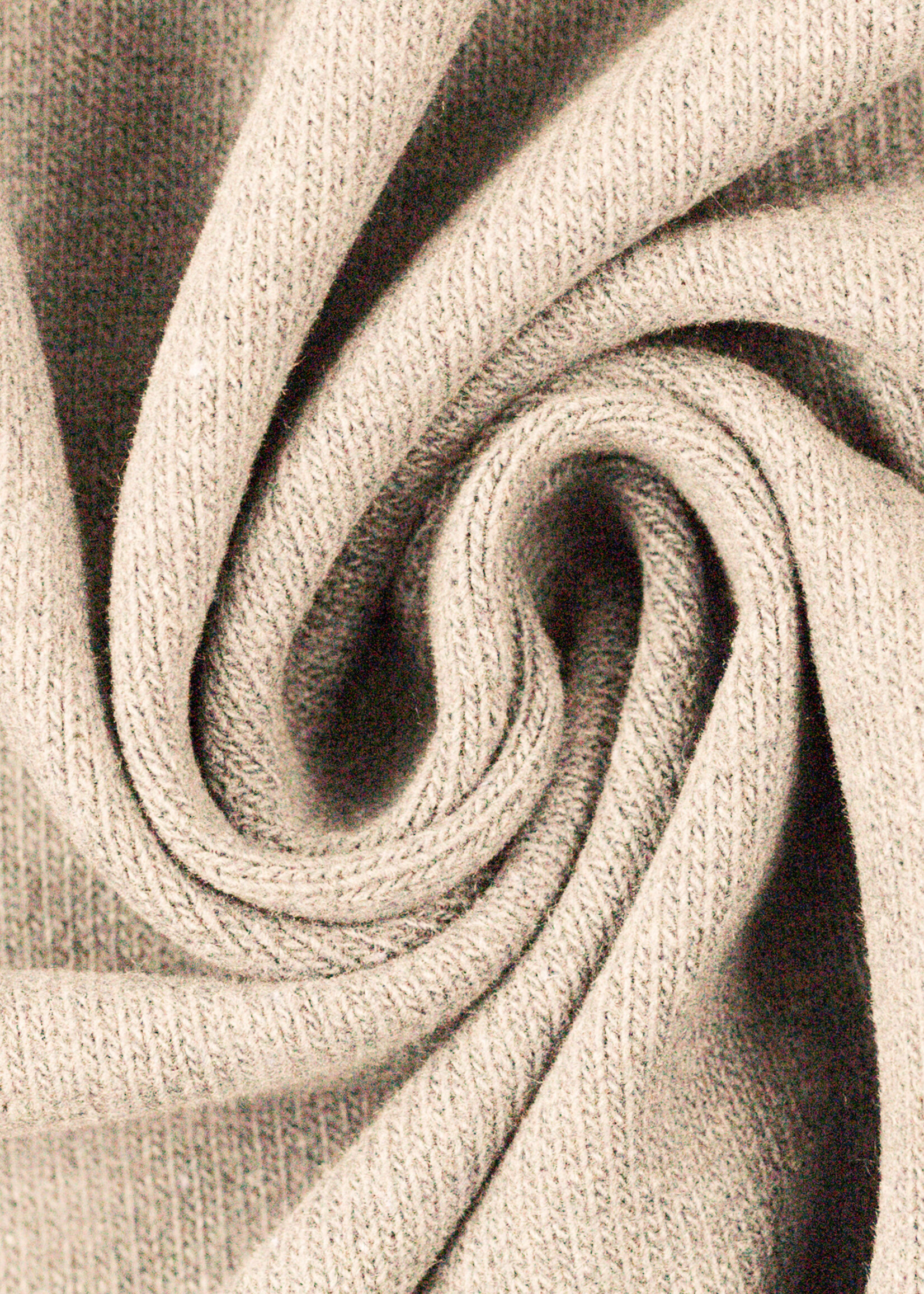 ° Stof Vormvast Breisel - Bono - Ecru (made in Italy)