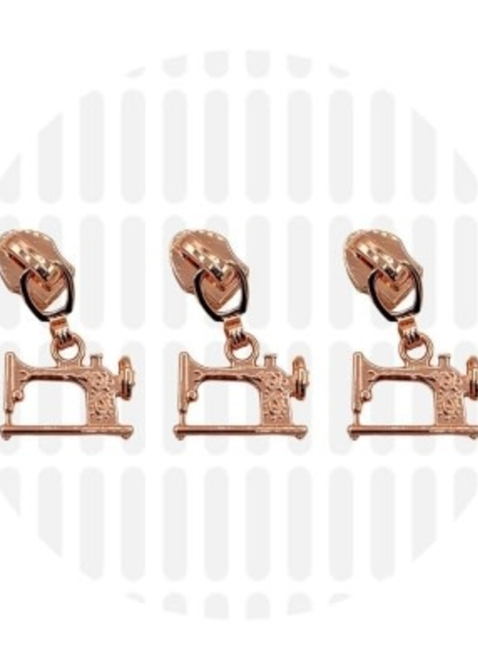 Zipper Zoo ° Schuiver Sewing Machine Spiraalrits #5 - Zipper Zoo - Rosé Goud (per 3 stuks)