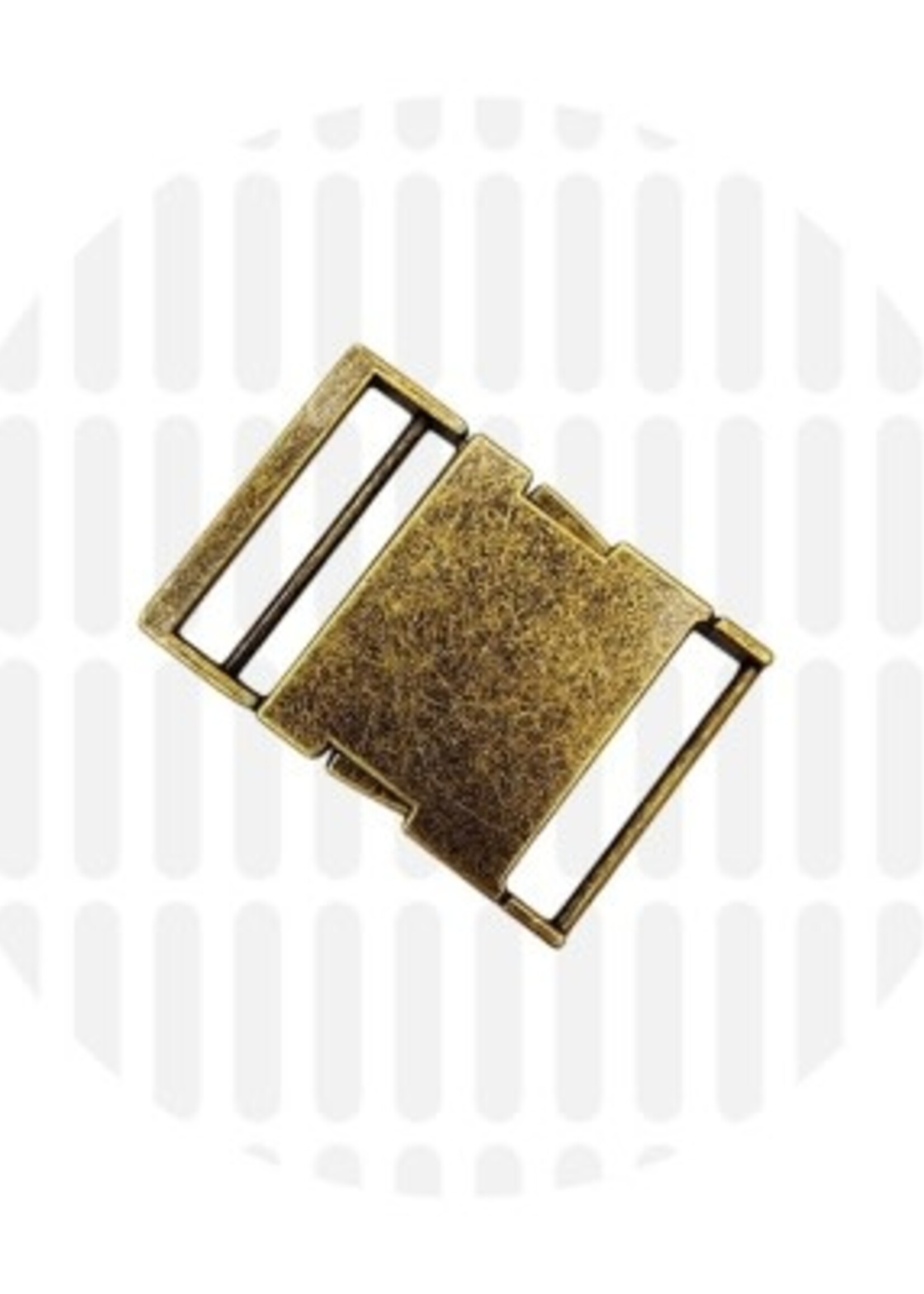 Zipper Zoo ° Sluiting - Zipper Zoo - 38mm - Antique Brass