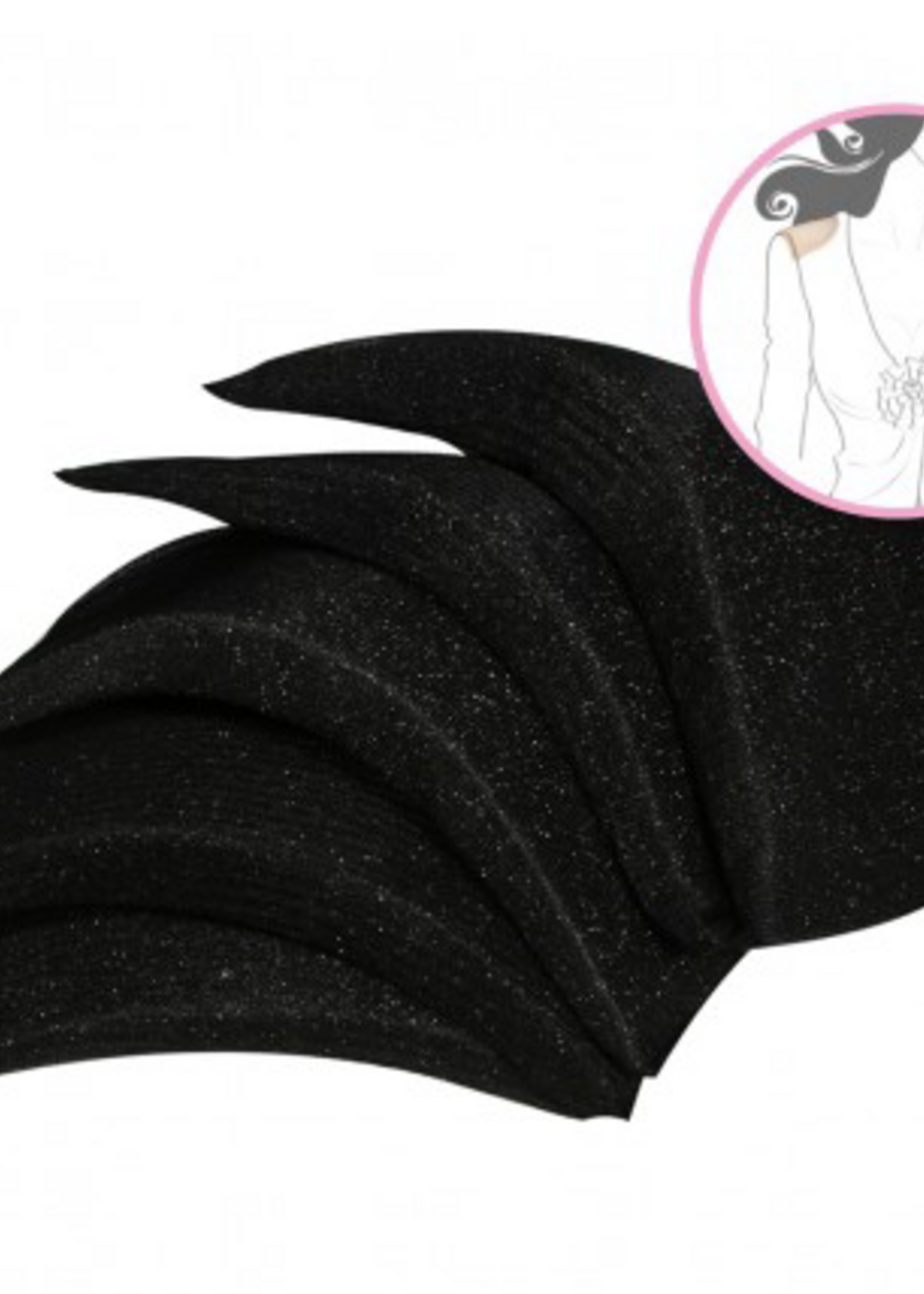 ° Schoudervulling - Zwart
