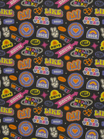 ° Stof Alpenfleece - Good Vibes ° Stof Alpenfleece - Good Vibes