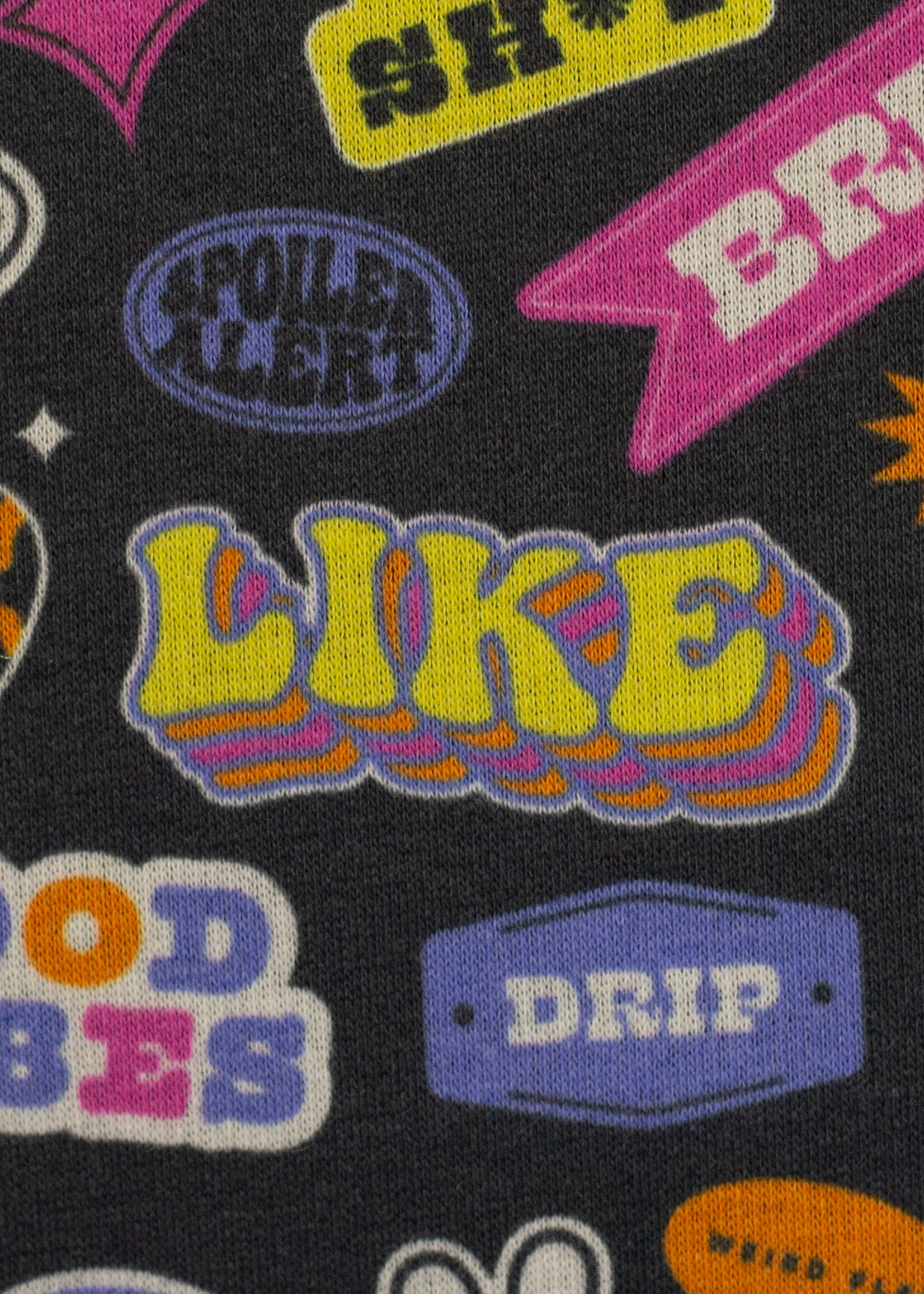 ° Stof Alpenfleece - Good Vibes