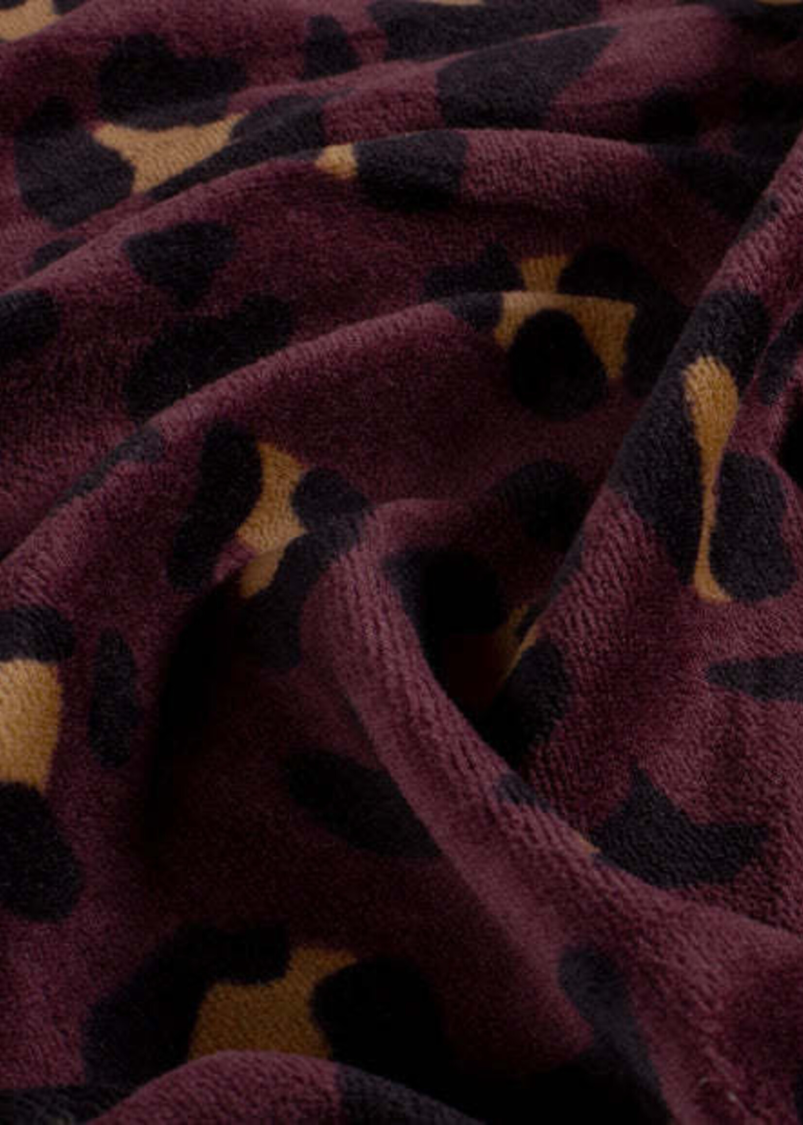 ° Stof Nicky Velours - Leopard