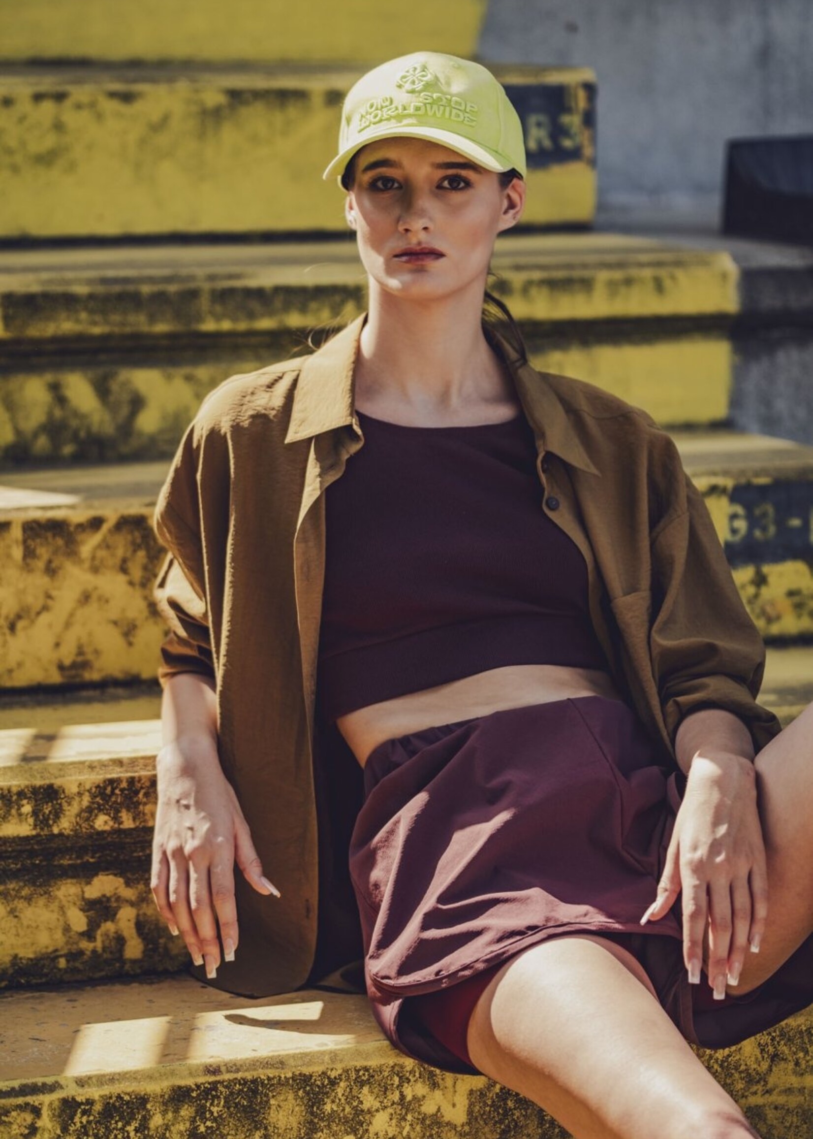 Fibre Mood ° Stof Rekbare Ripstop - Fibre Mood - Aubergine - DYRON & TAVIO