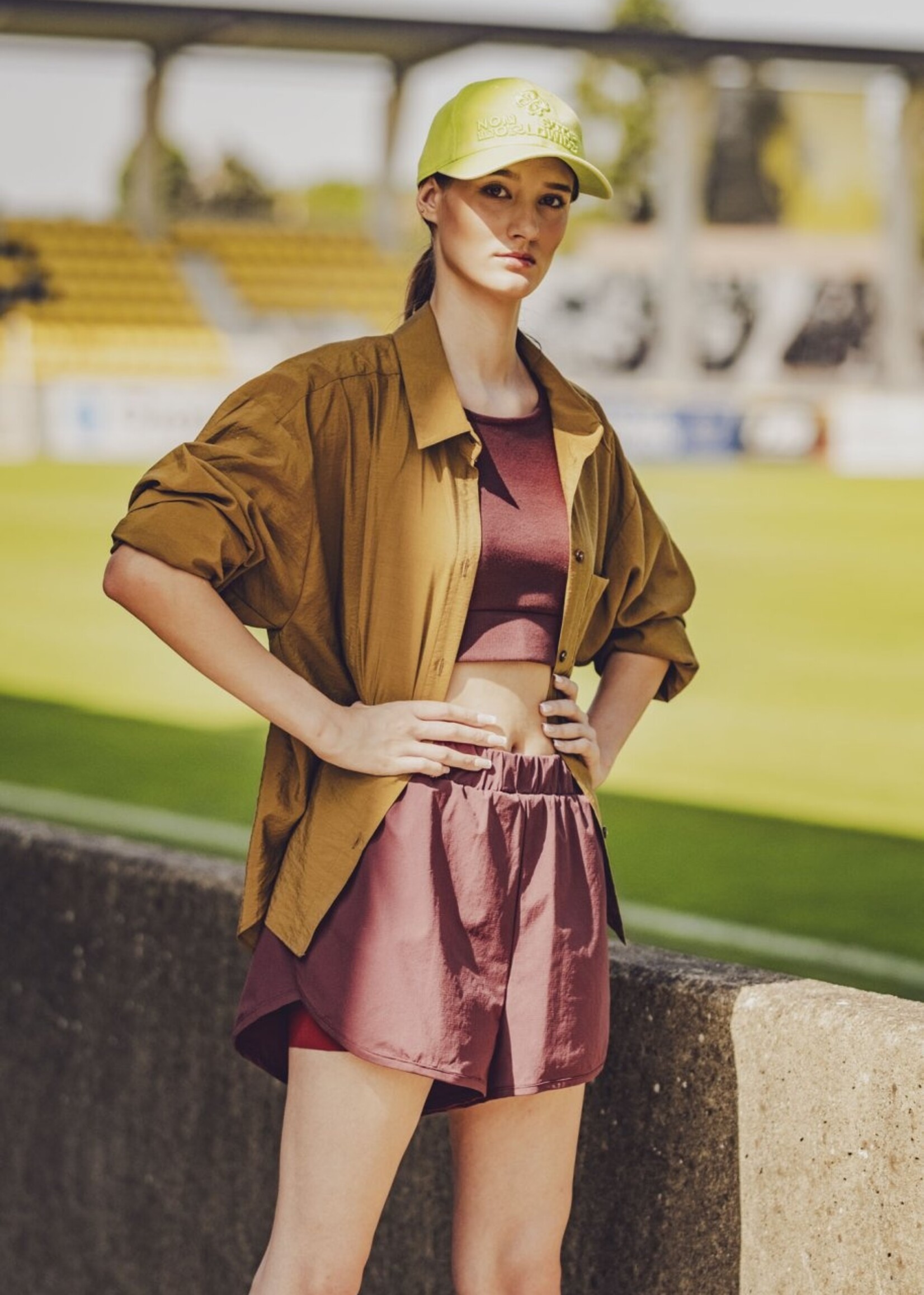 Fibre Mood ° Stof Rekbare Ripstop - Fibre Mood - Aubergine - DYRON & TAVIO