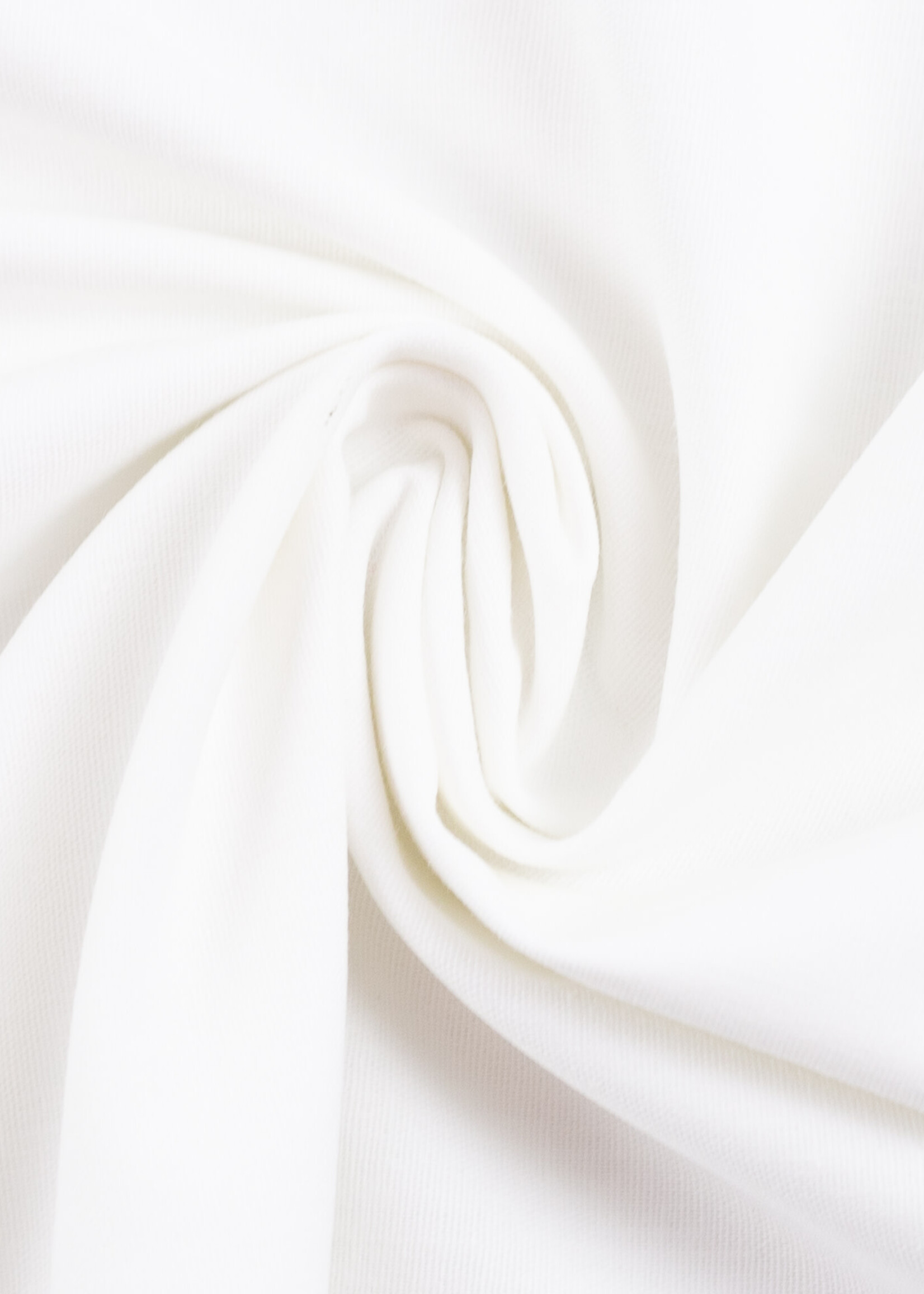 ° Stof Katoen - Effen - Wit