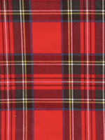 ° Stof Tartan - Rood