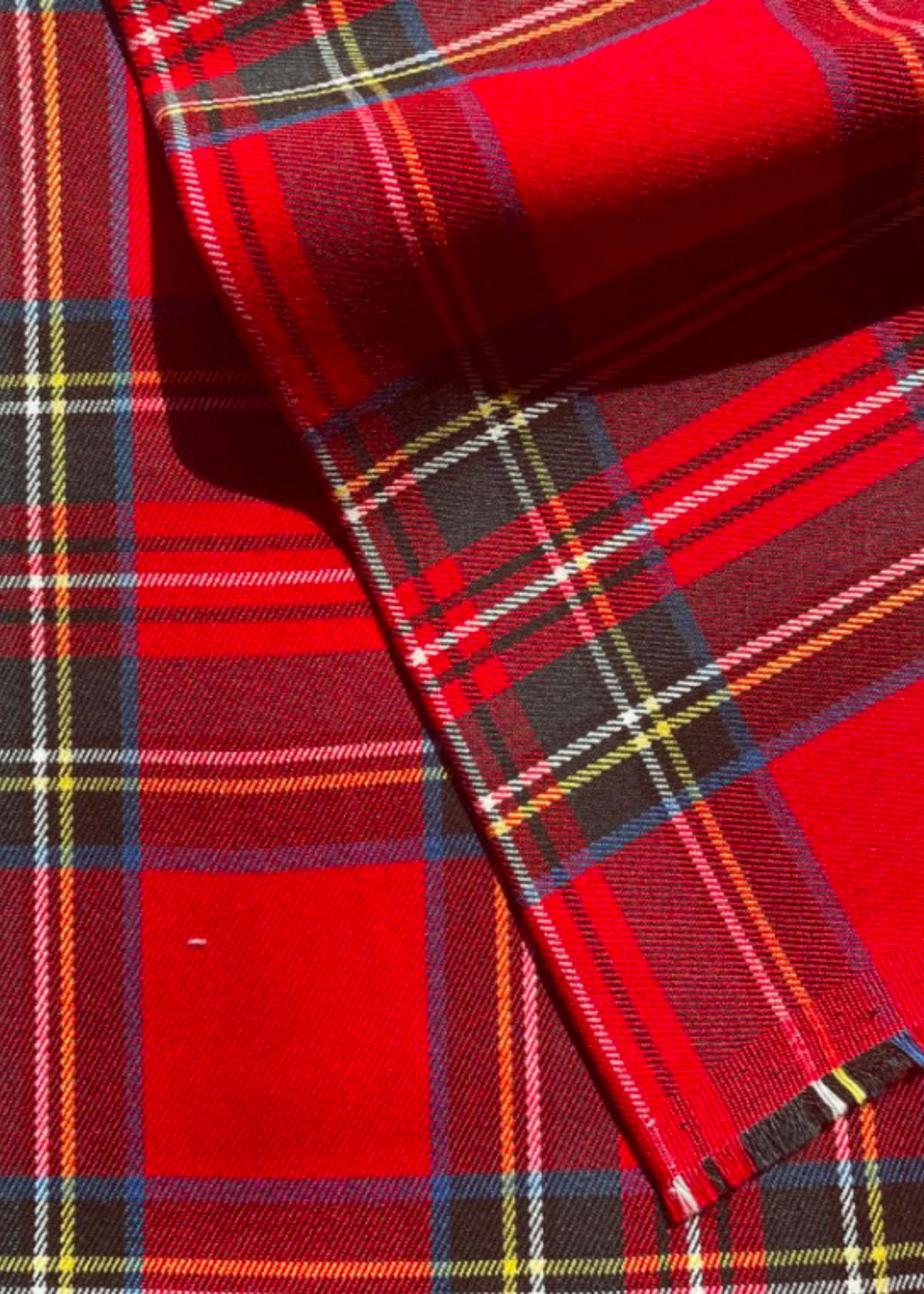 ° Stof Tartan - Rood