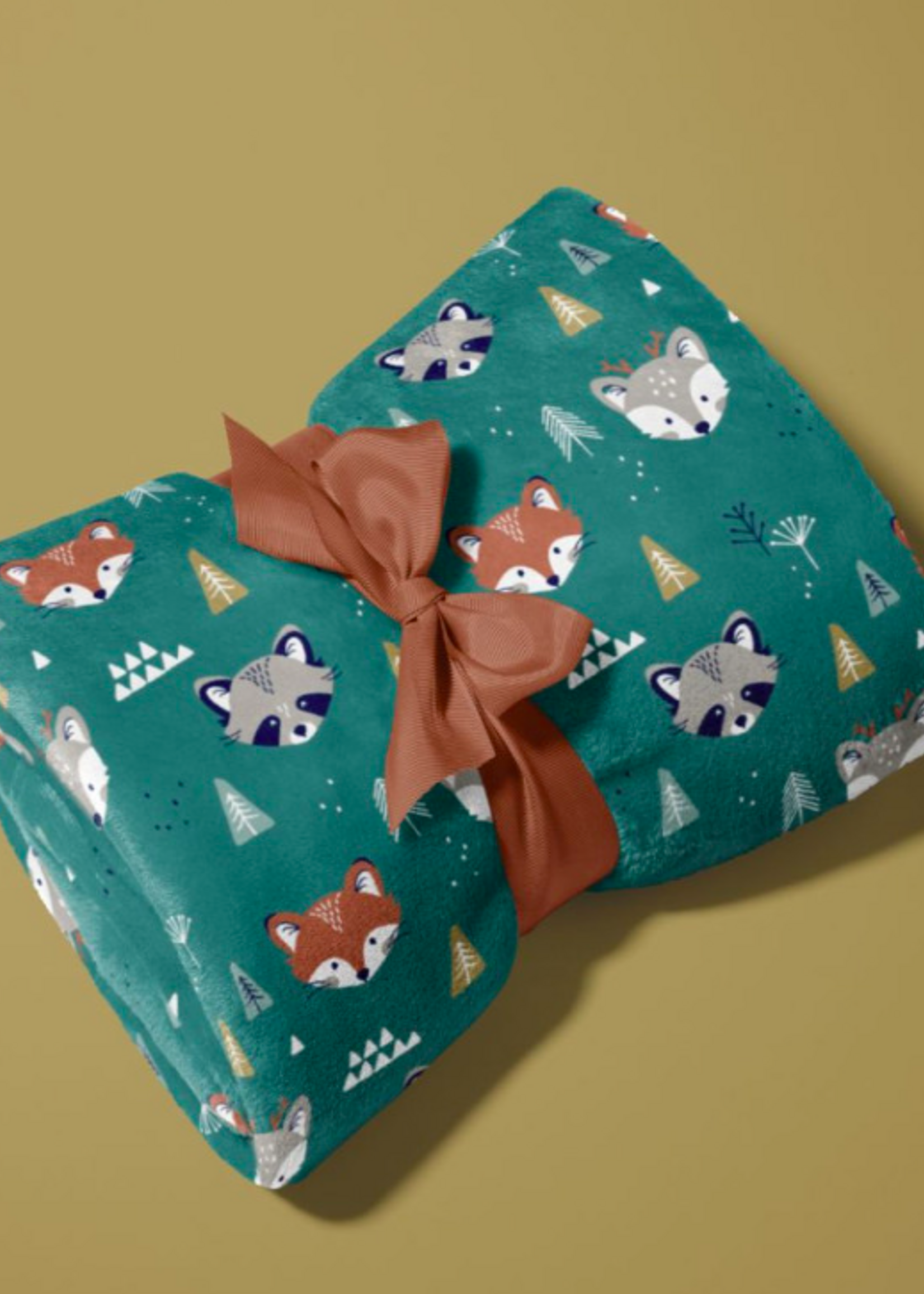 ° Stof Fleece Double Side - Forest