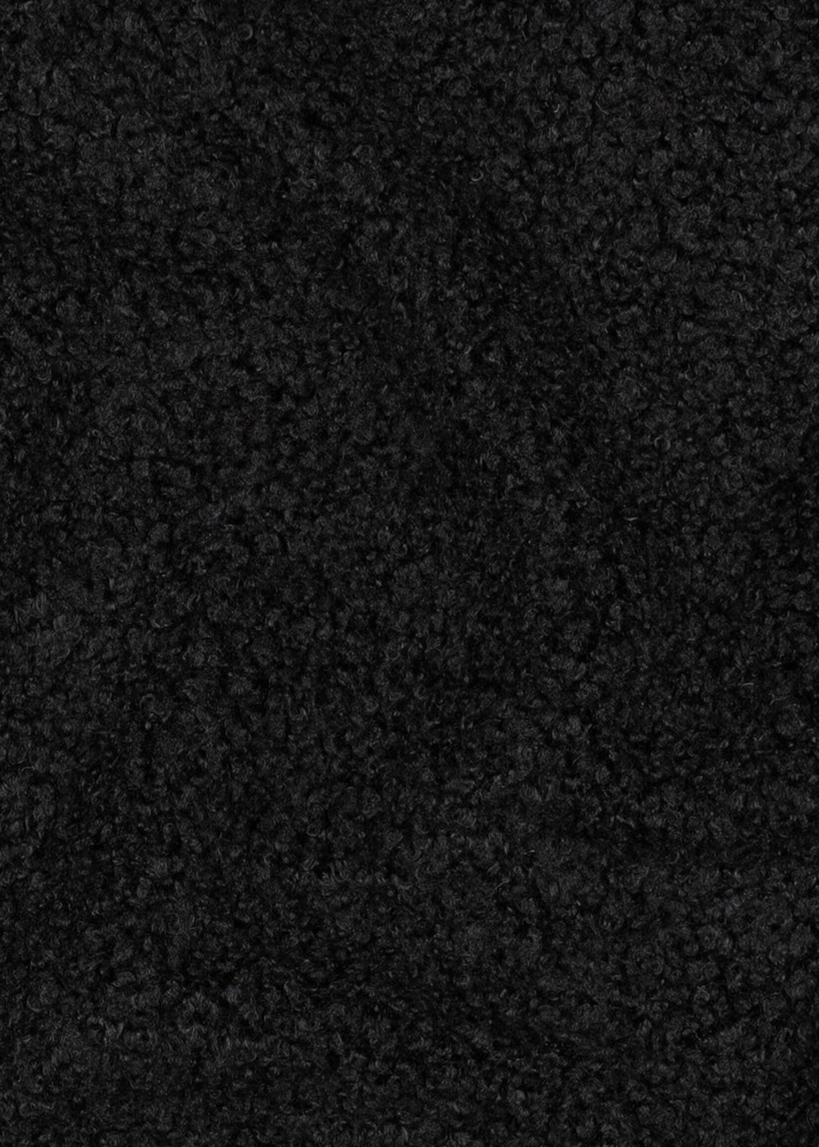 ° Stof Teddy Fur - Zwart