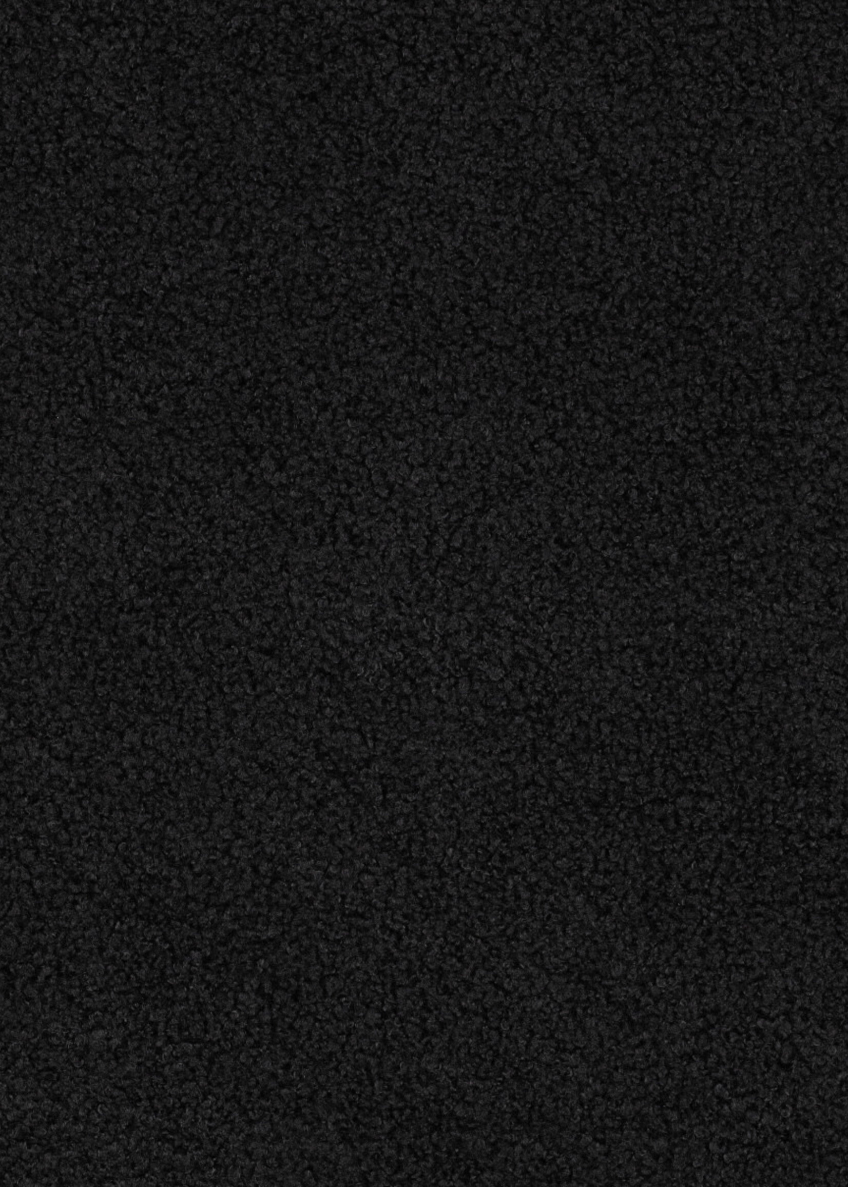 ° Stof Teddy Fur - Zwart