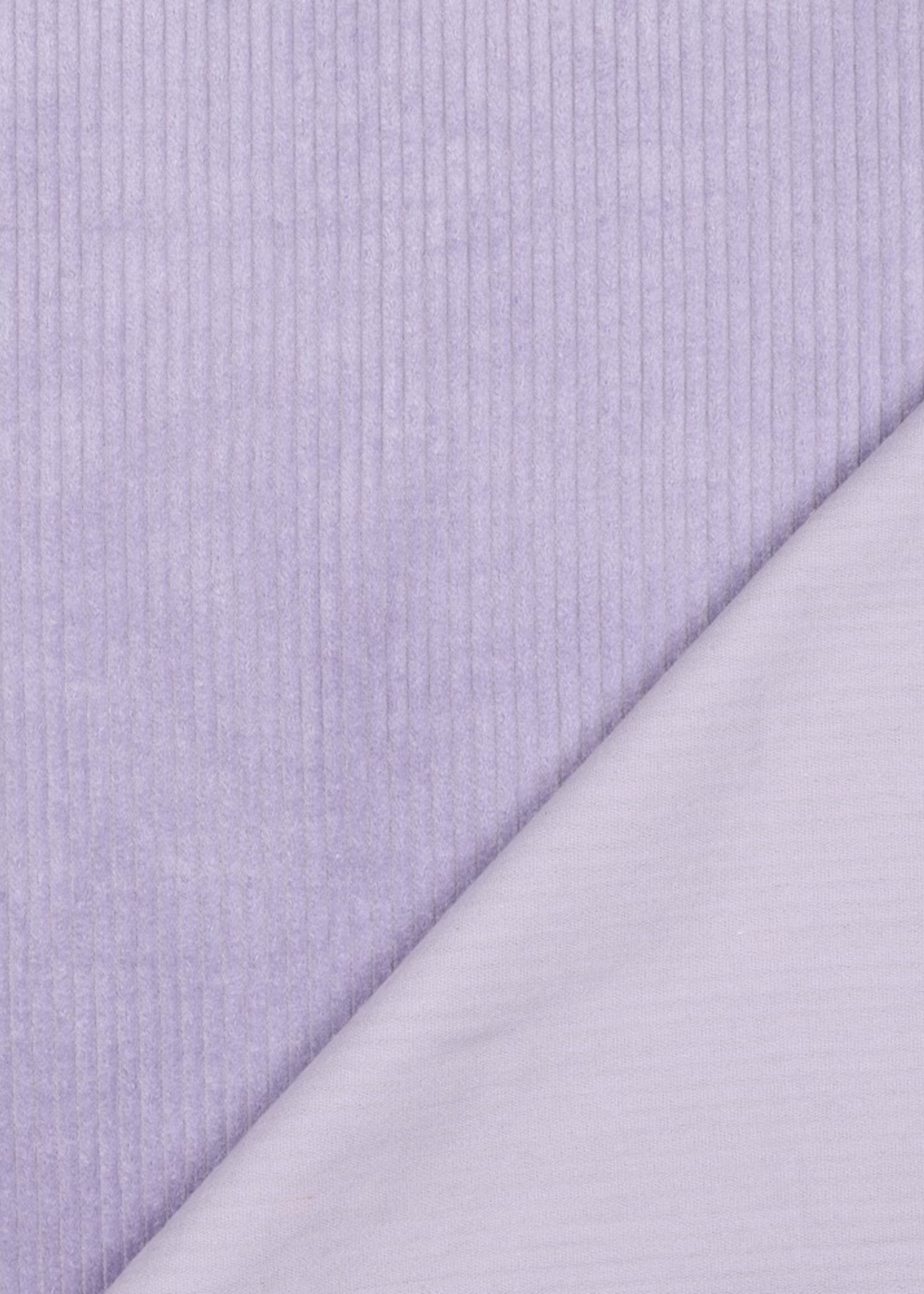 ° Stof Ribvelours / Corduroy - Lila