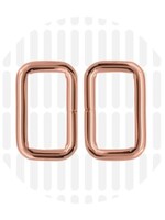° Passant - Zipper Zoo - 25mm - Rosé (per 2 stuks)