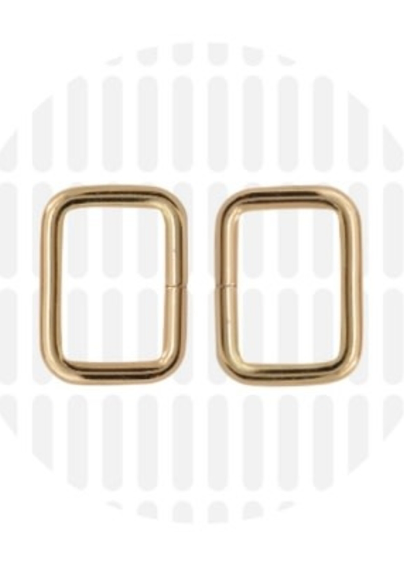 Zipper Zoo ° Passant - Zipper Zoo - 25mm - Goud (per 2 stuks)