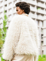 Fibre Mood ° Stof Hairy Fur Knit - Fibre Mood - INGA