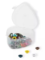 Prym ° Gekleurde Nestelringen - Prym - 8mm - Assortiment van 11 kleuren