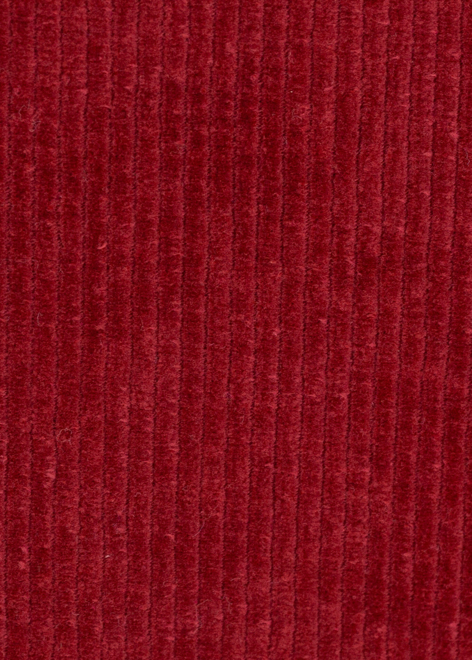 ° Stof Stretch Ribvelours / Corduroy (tricot) - Rood
