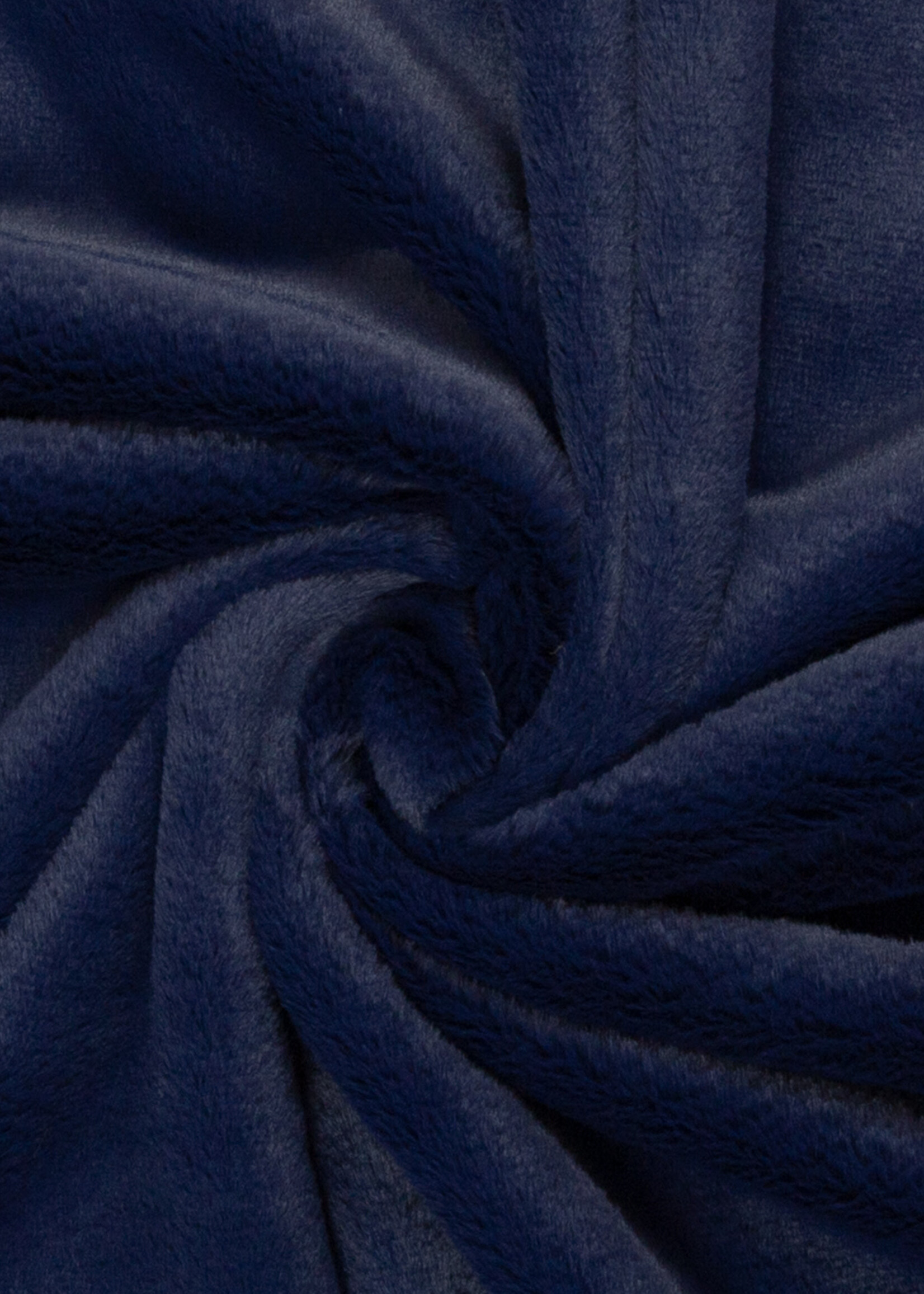 ° Stof Fur - Donkerblauw