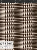 Light & Lush ° Stof Pied de Poule (deadstock) - Light & Lush - Brown