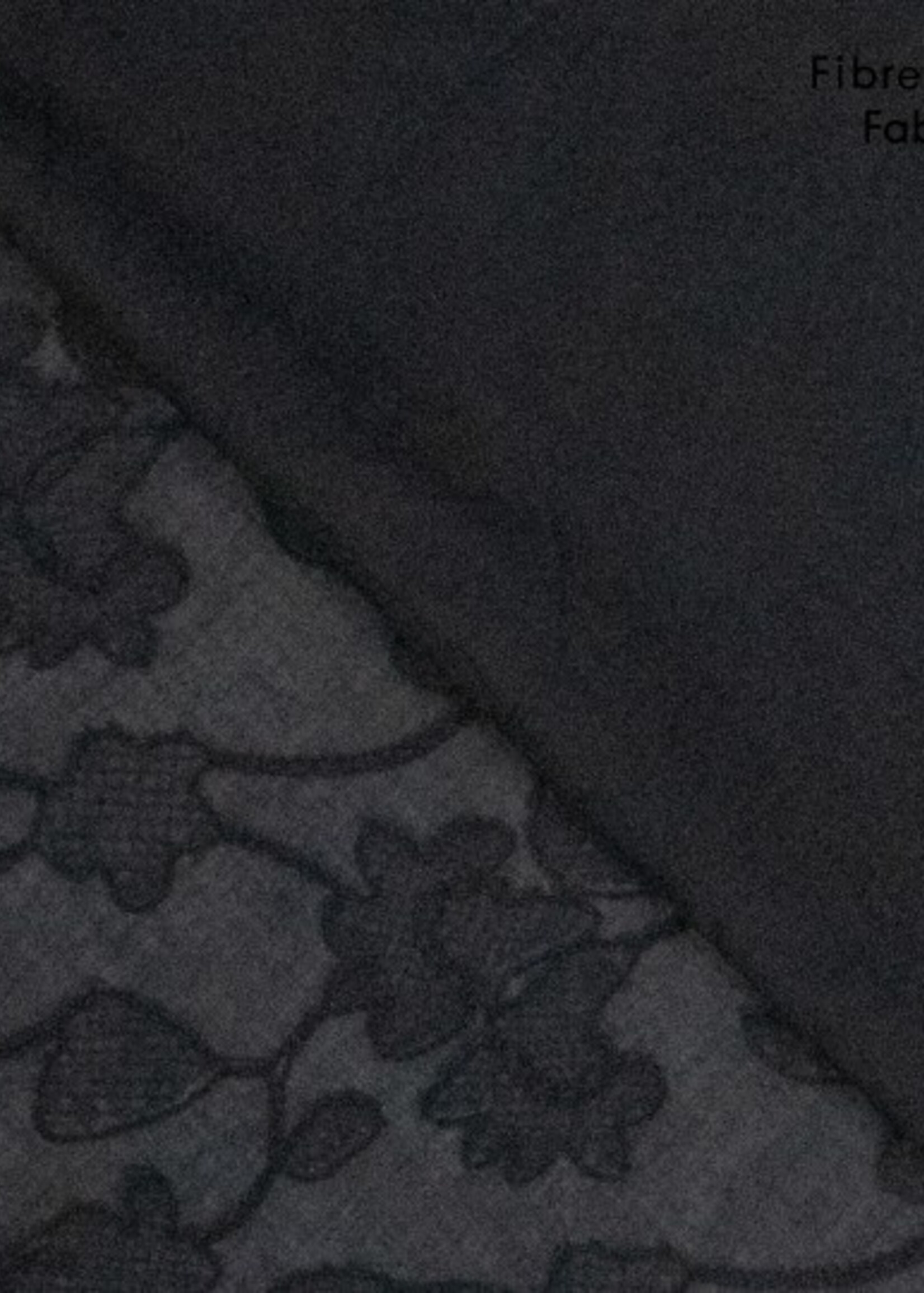 Fibre Mood ° Stof Voile Katoen met Embroidery - Fibre Mood - SAMIRA - Flowers Black