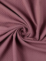 ° Stof Vintage Katoen Jacquard - Oudroze