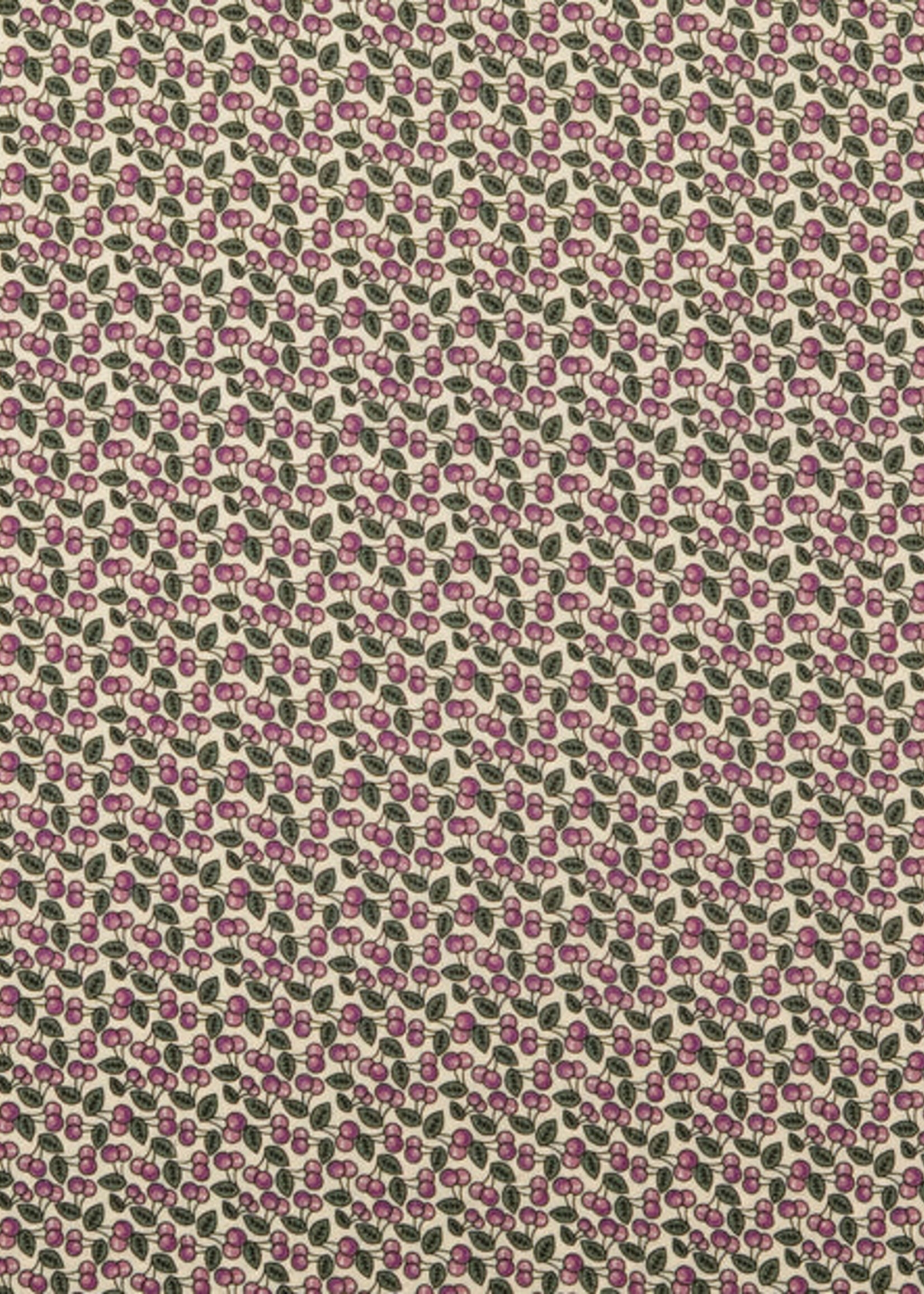 ° Stof Seersucker - Cherry