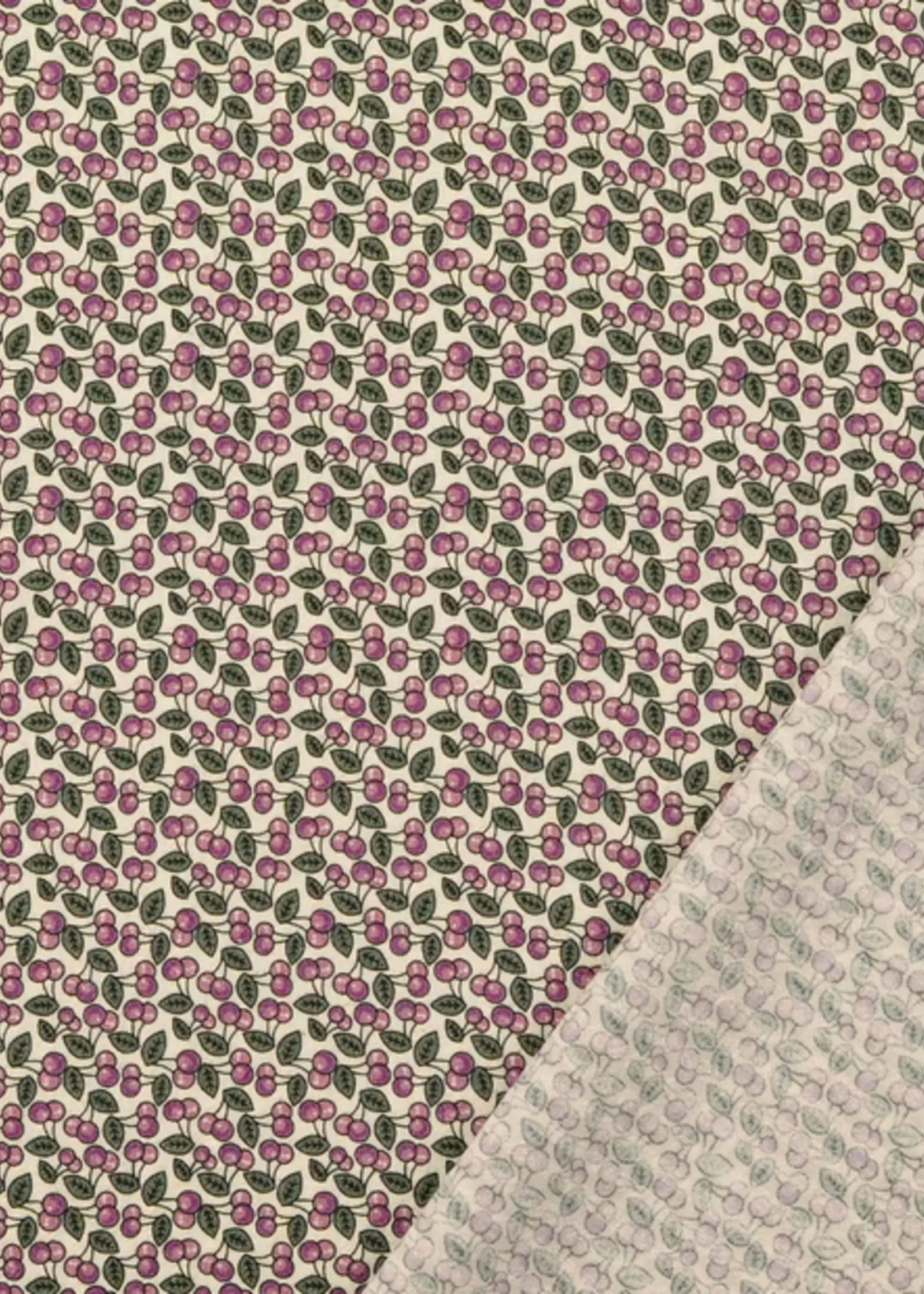 ° Stof Seersucker - Cherry