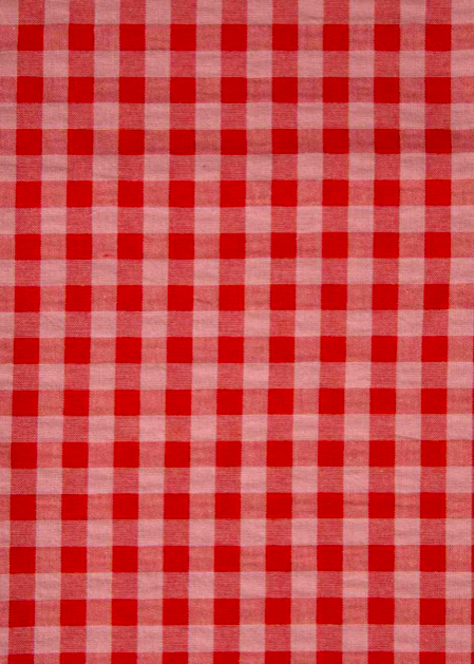 Katia ° Stof Seersucker - KATIA Fabrics - Vichy - Red & Pink