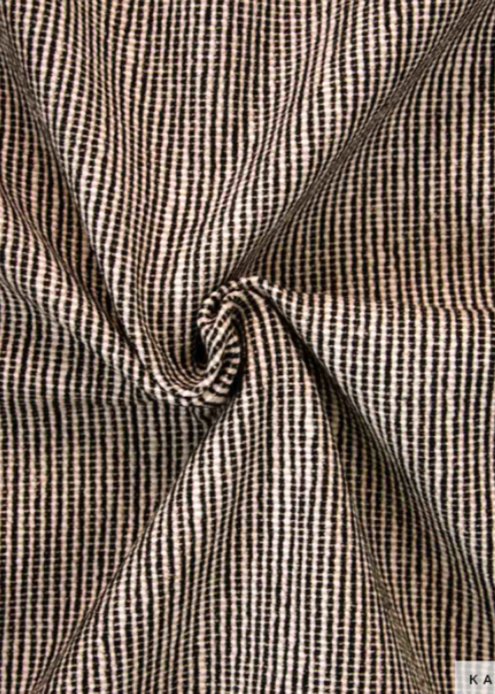 Katia ° Stof Recycled Canvas Jarapa - KATIA Fabrics - Rustiek Zwart