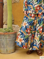 Katia ° Soepelvallende Stof - KATIA Fabrics - Iguana Leaves