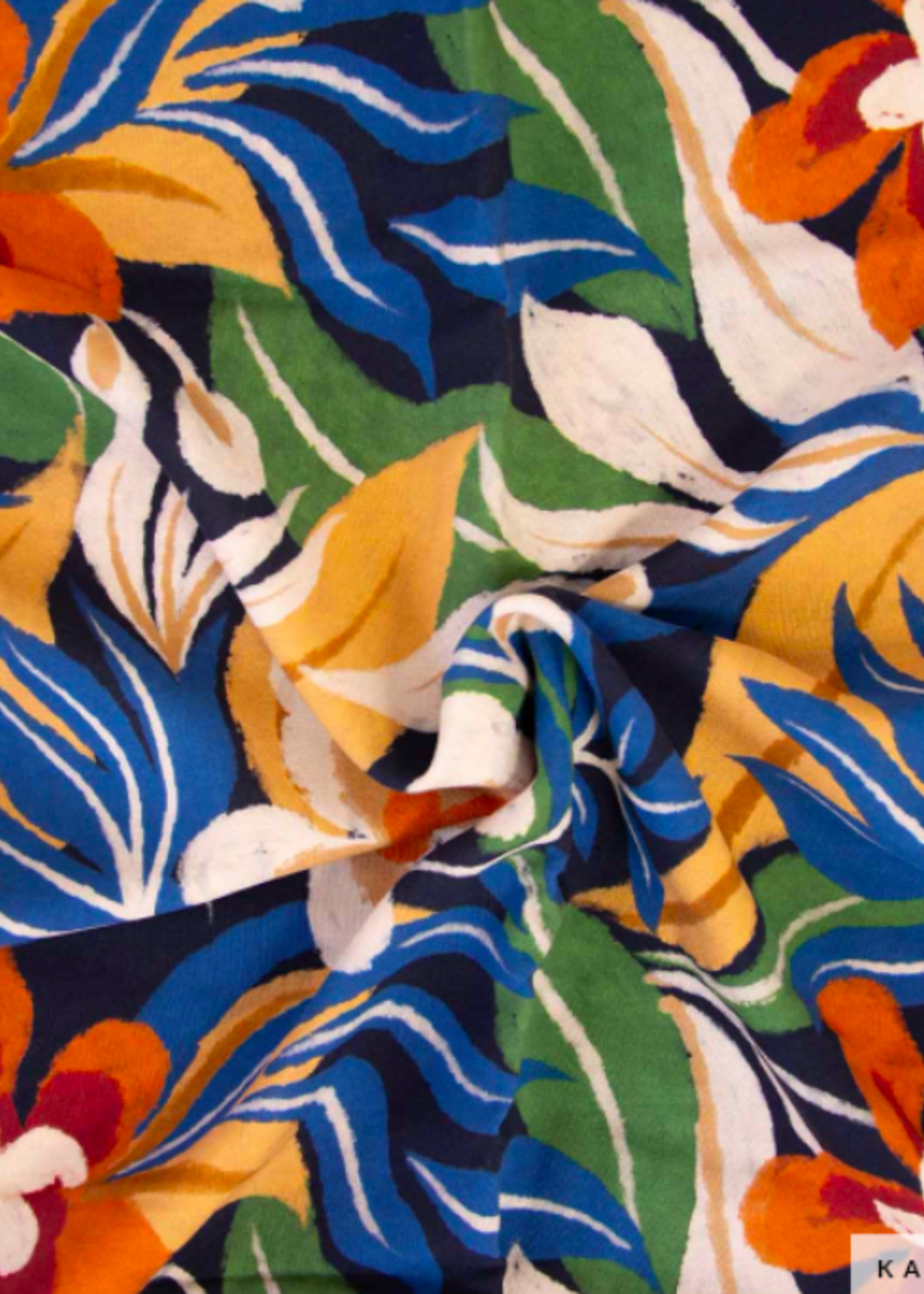 Katia ° Soepelvallende Stof - KATIA Fabrics - Iguana Leaves