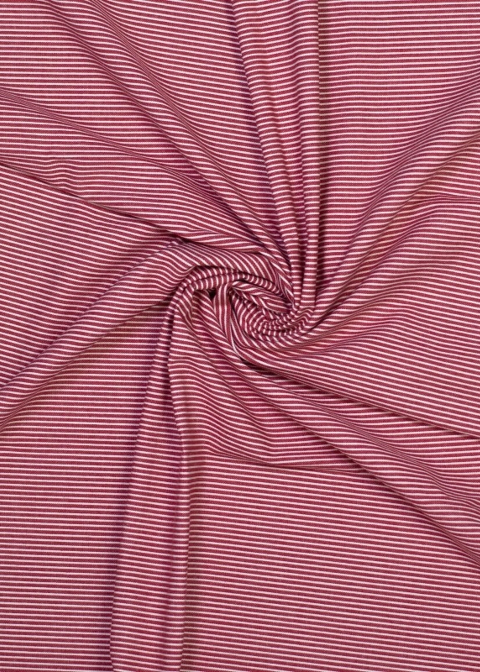 ° Stof Jeans - Stripes - Rood