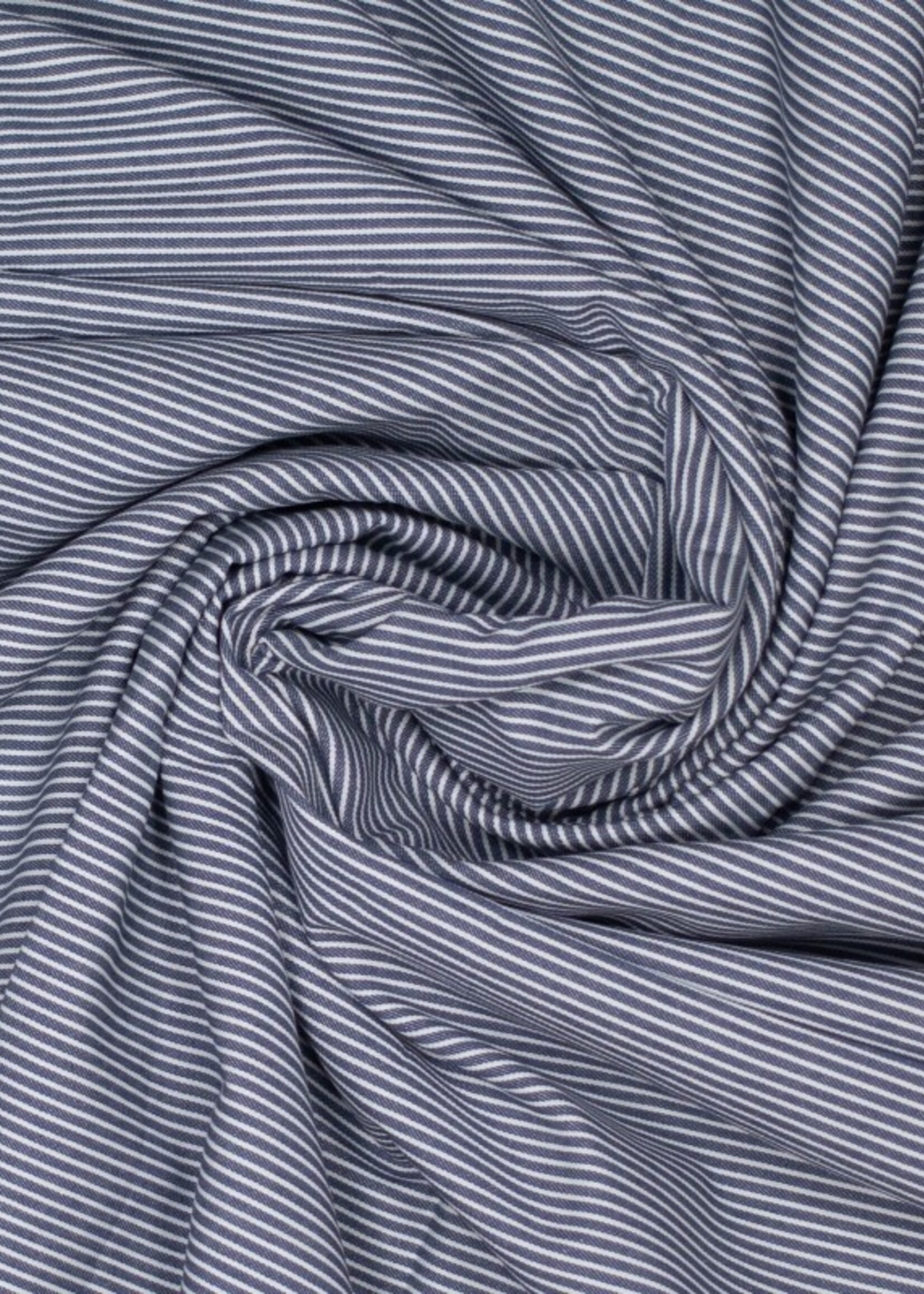 ° Stof Jeans - Stripes - Blauw