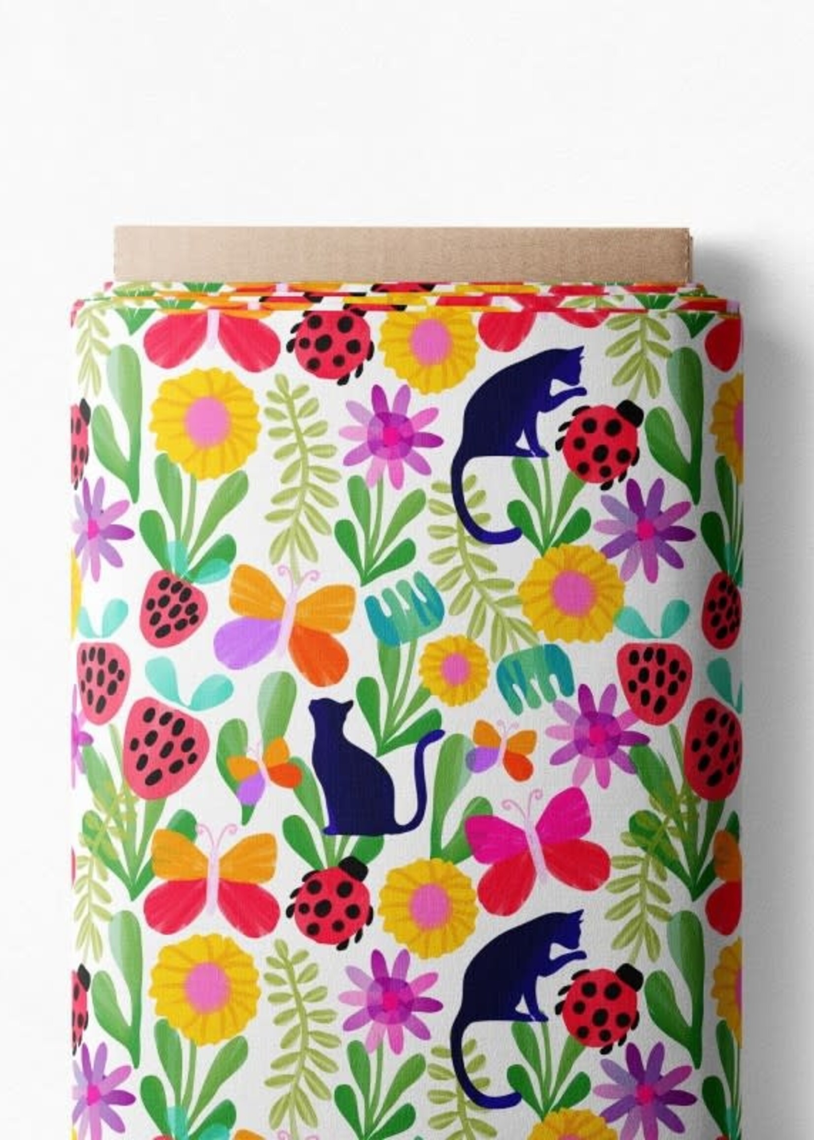 ° Stof Tricot - Cats in Summer