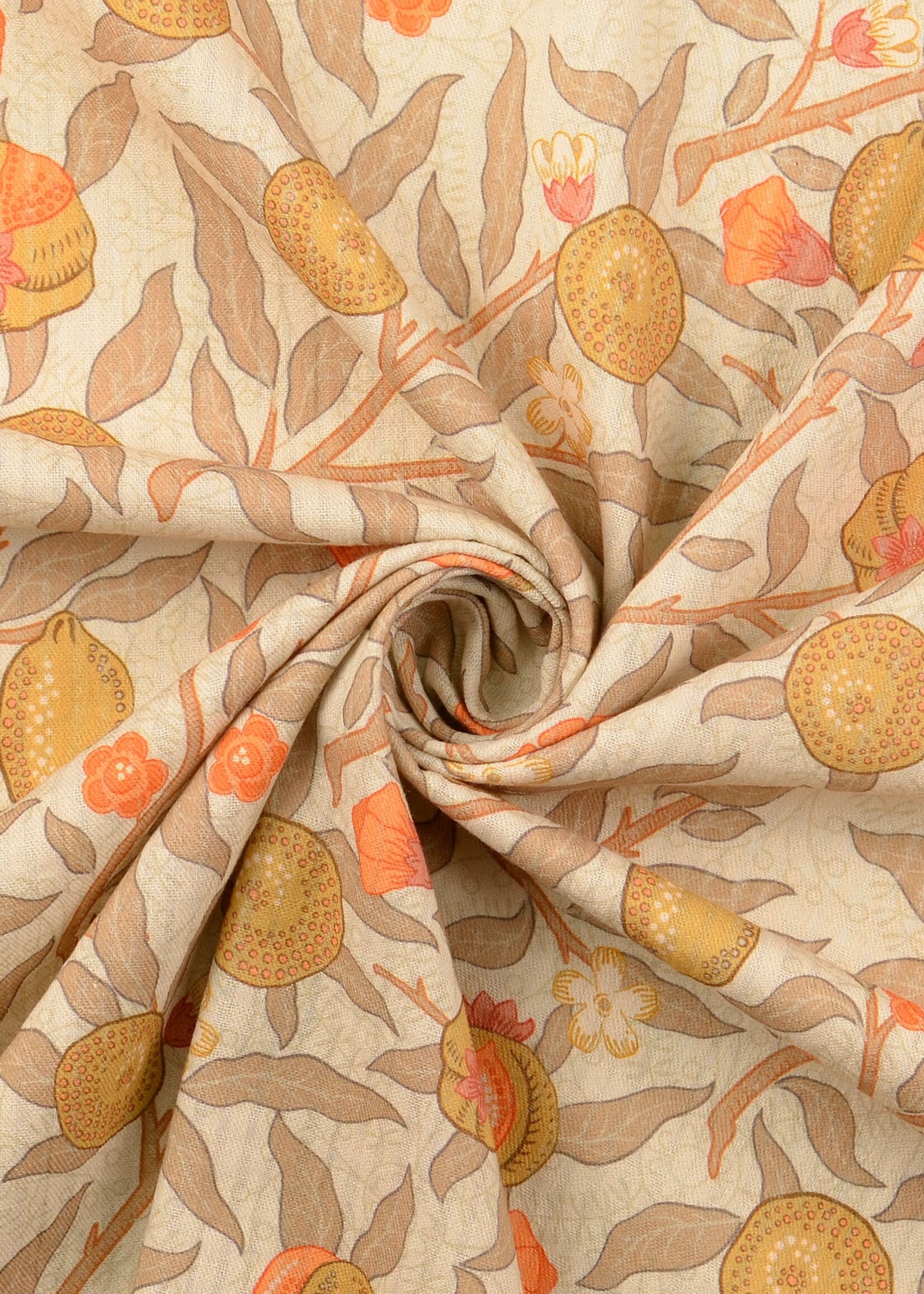 ° Stof Vintage Katoen - Flowers