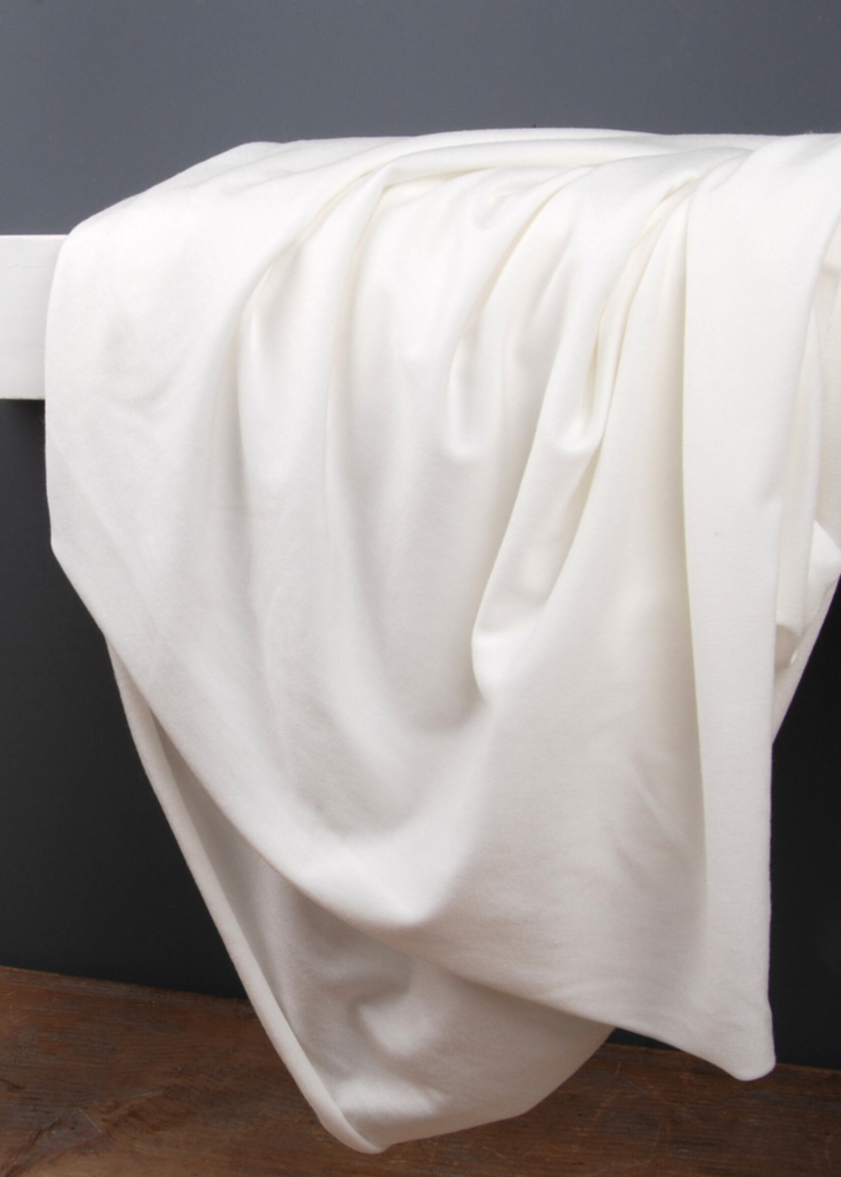 ° Stof Tencel Tricot - Wit