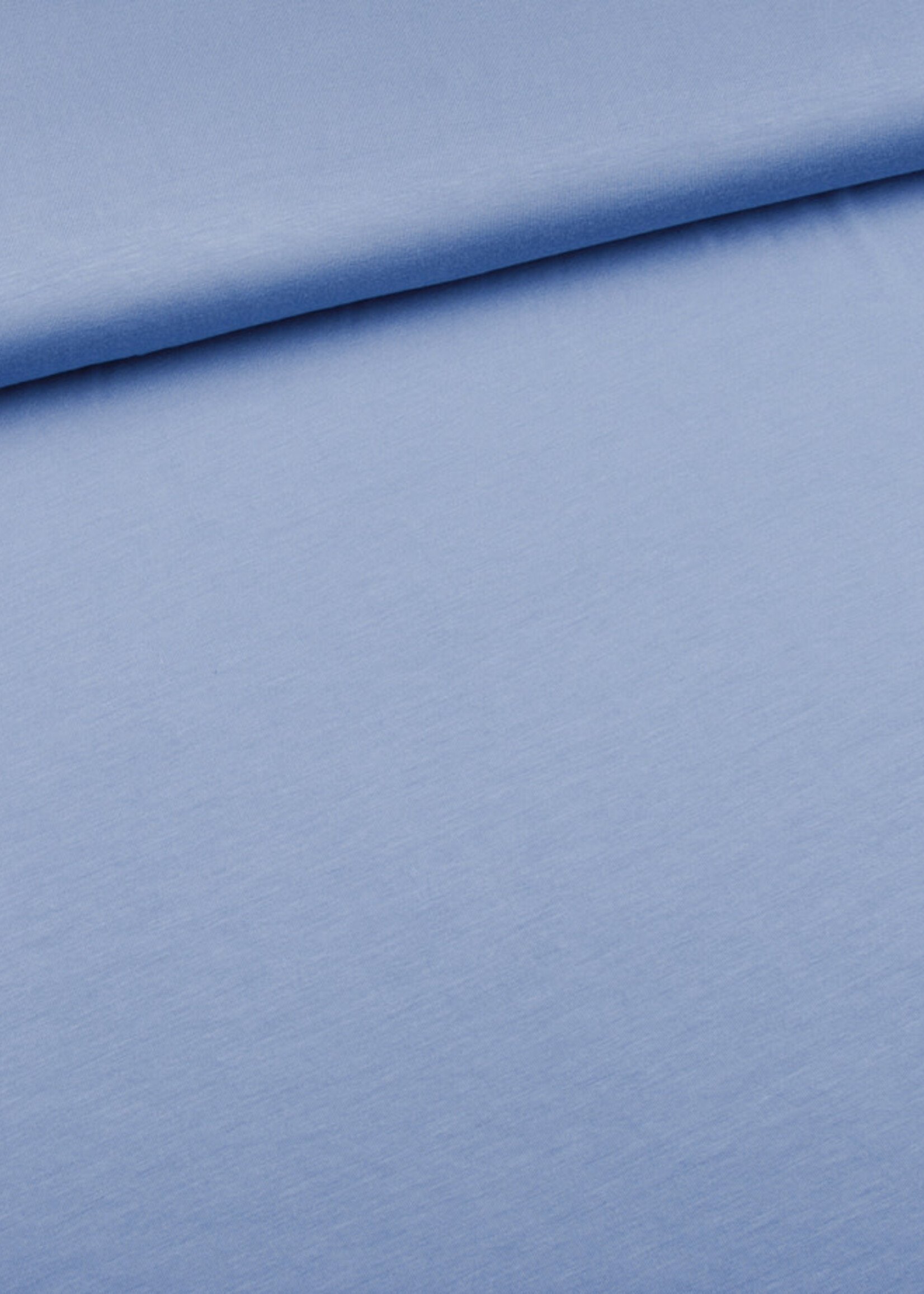 ° Stof Tencel Tricot - Blauw