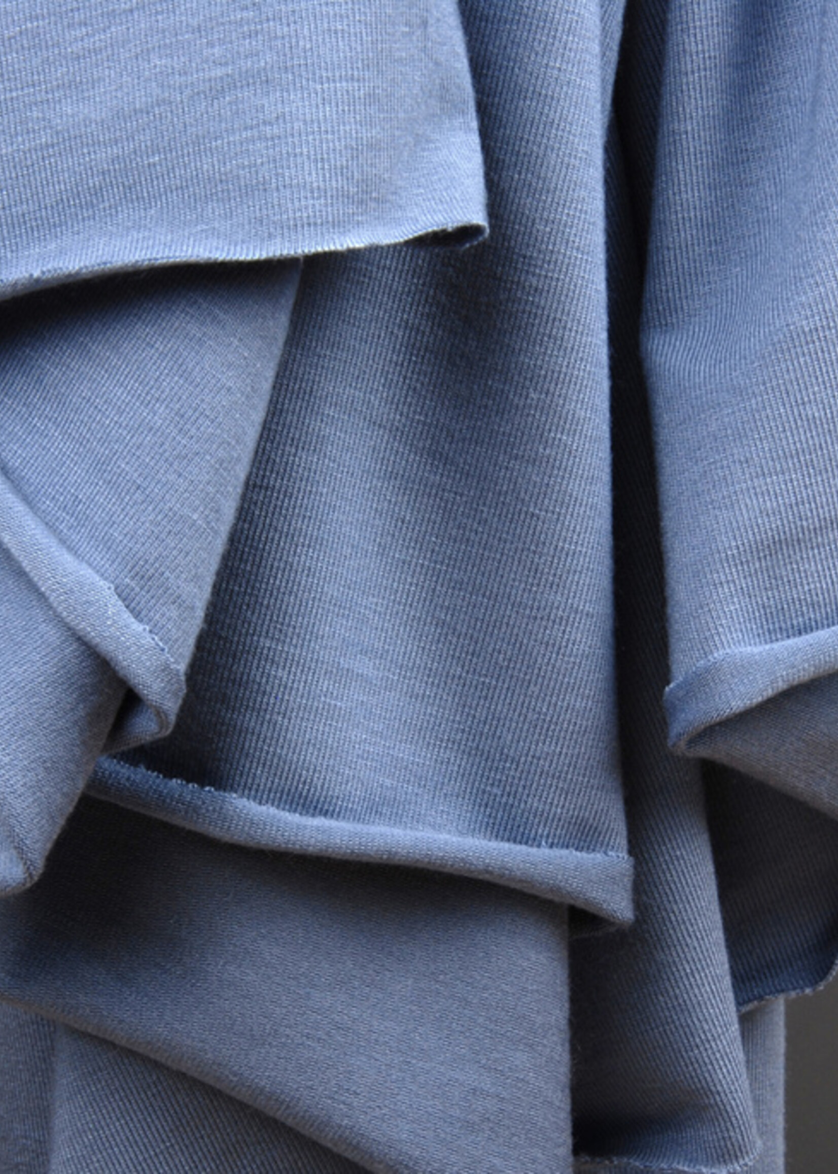 ° Stof Tencel Tricot - Blauw