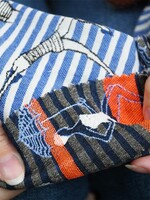 ° Stof Jacquard - Carolina Goes Swimming