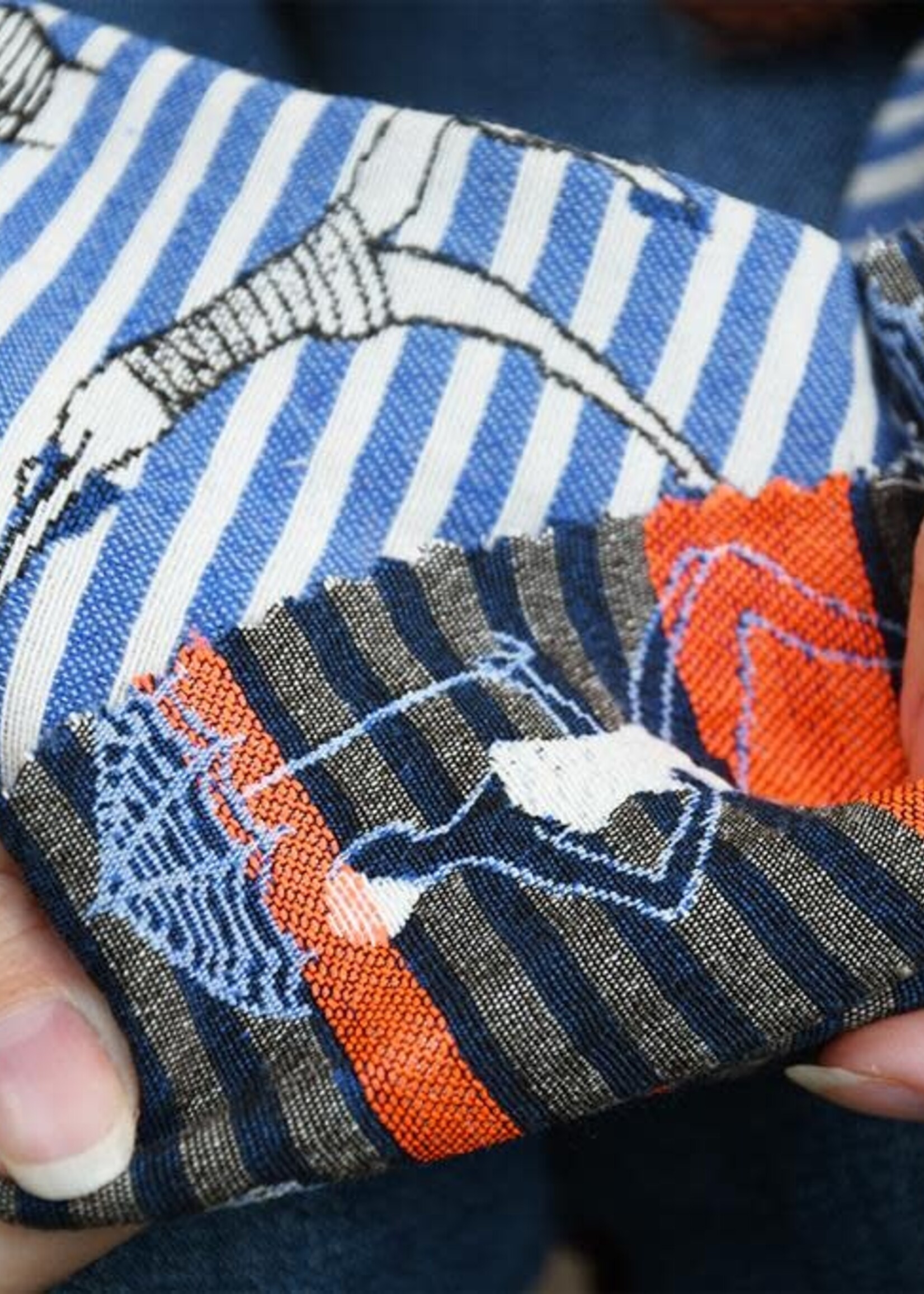 ° Stof Jacquard - Carolina Goes Swimming