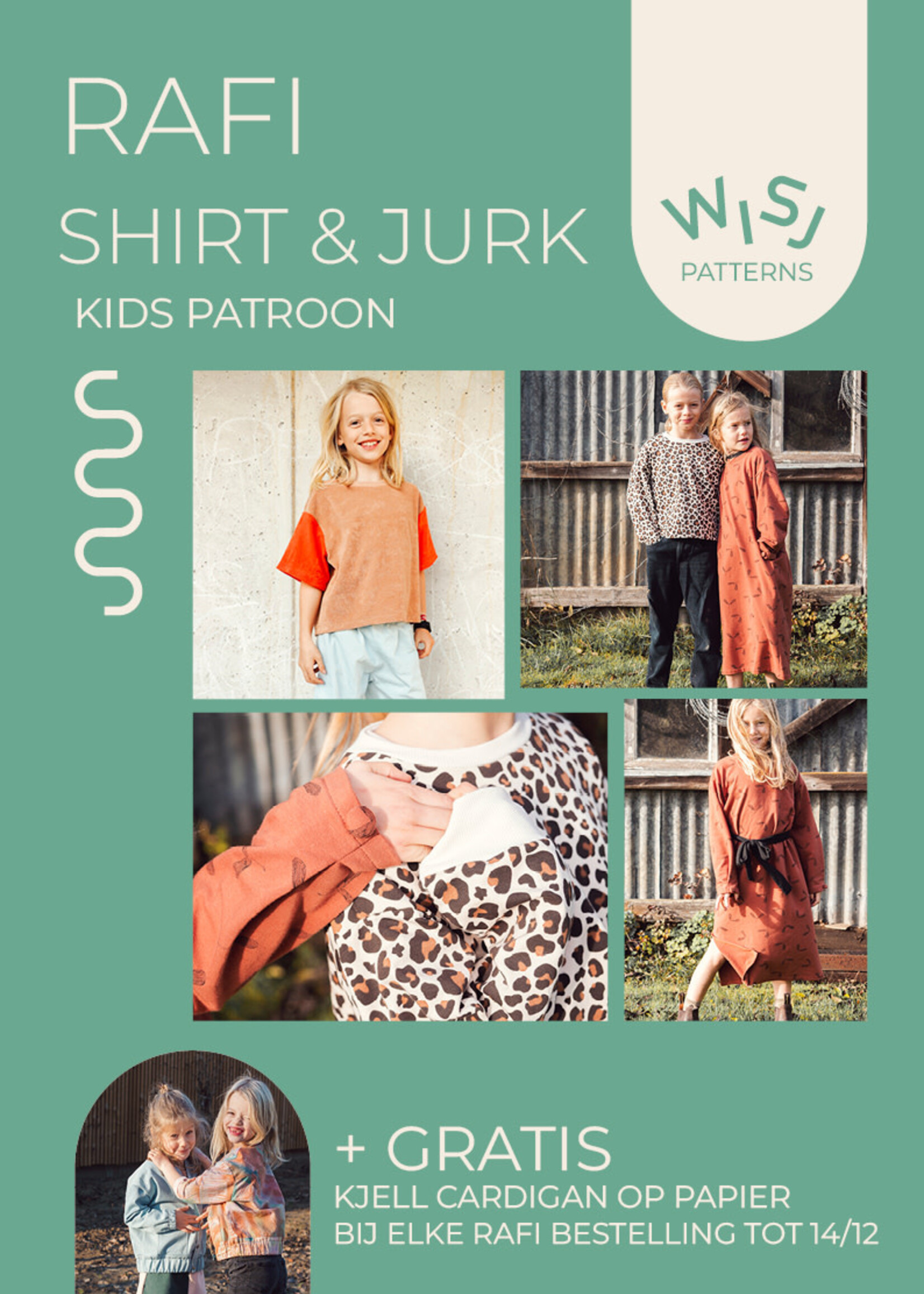 WISJ ° Naaipatroon - WISJ - RAFI Shirt & Jurk (kids)