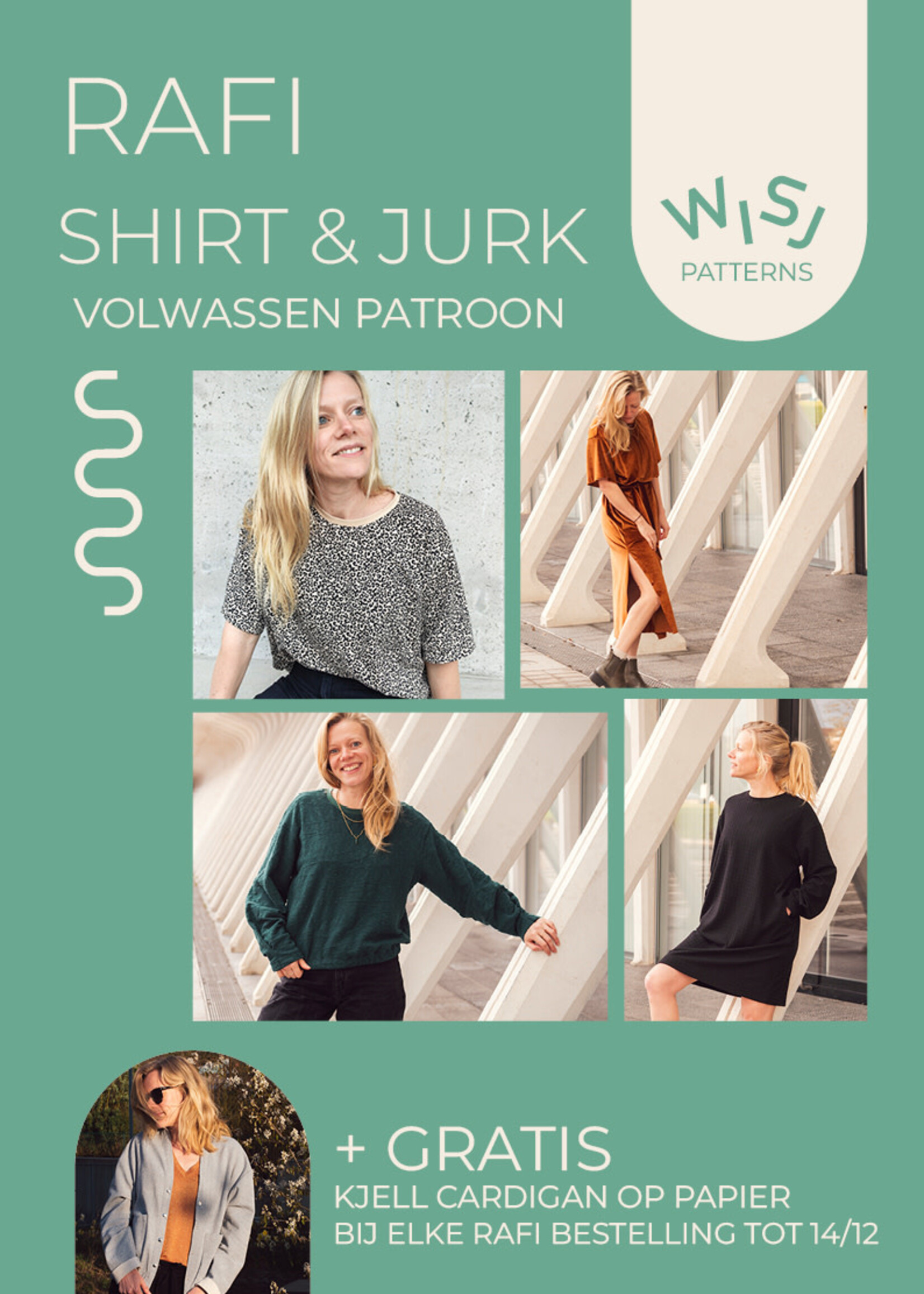 WISJ ° Naaipatroon - WISJ - RAFI Shirt & Jurk (volwassenen)