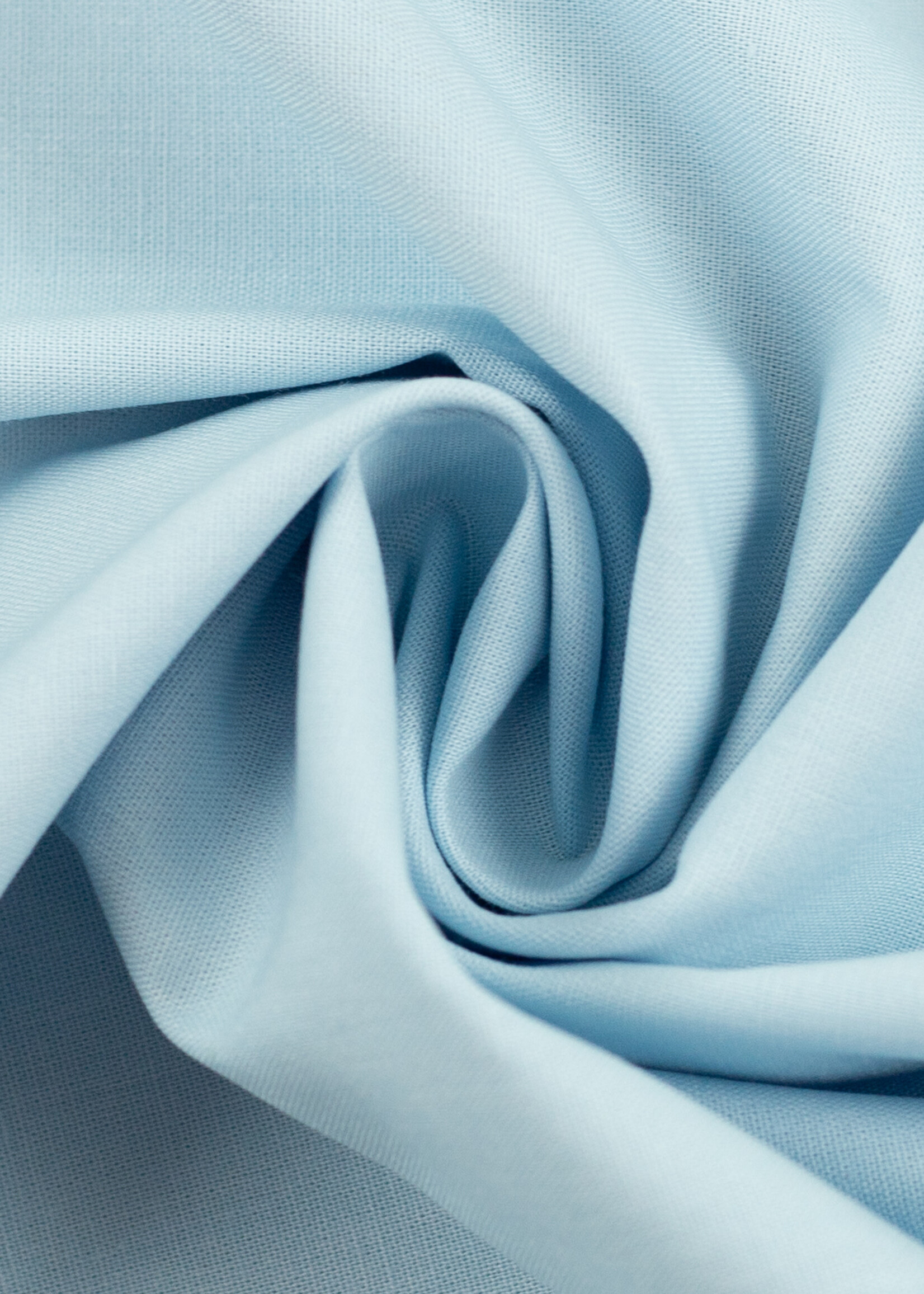 ° Stof Katoen - Effen - Lichtblauw