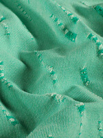 ° Stof Jeans - Groen - Ripped